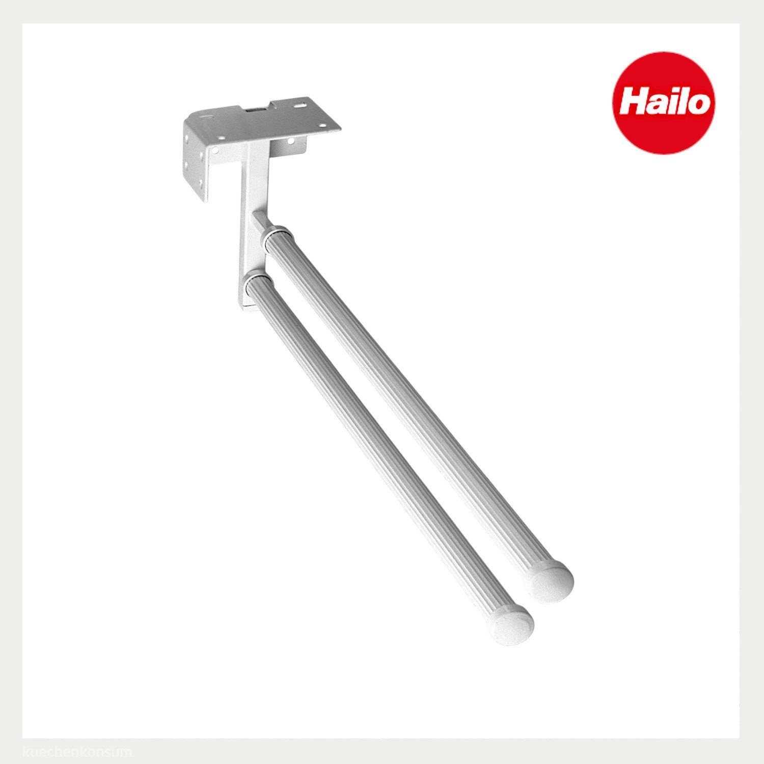 Hailo Teleskop-Handtuchhalter Hailo Handtuchhalter 3142901 reinweiß 2-teili günstig online kaufen