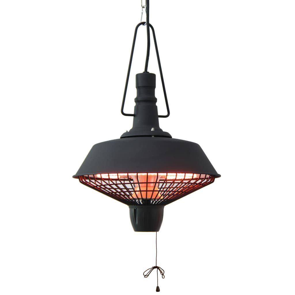Sunred Terrassenstrahler Deckenheizstrahler Indus 2100 W Halogen Schwarz RSH16