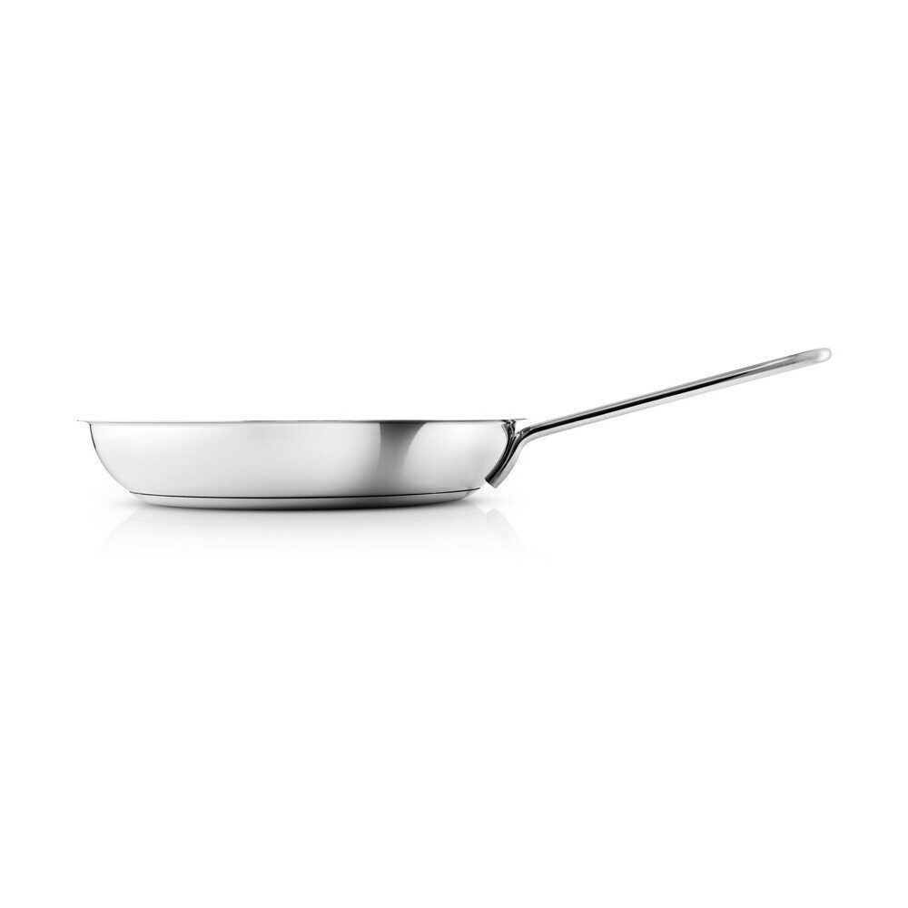 Eva Solo Bratpfanne Bratpfanne 24 cm Stainless Steel, Edelstahl mit Aluminiumkern, spülmaschinenfest, recycelt