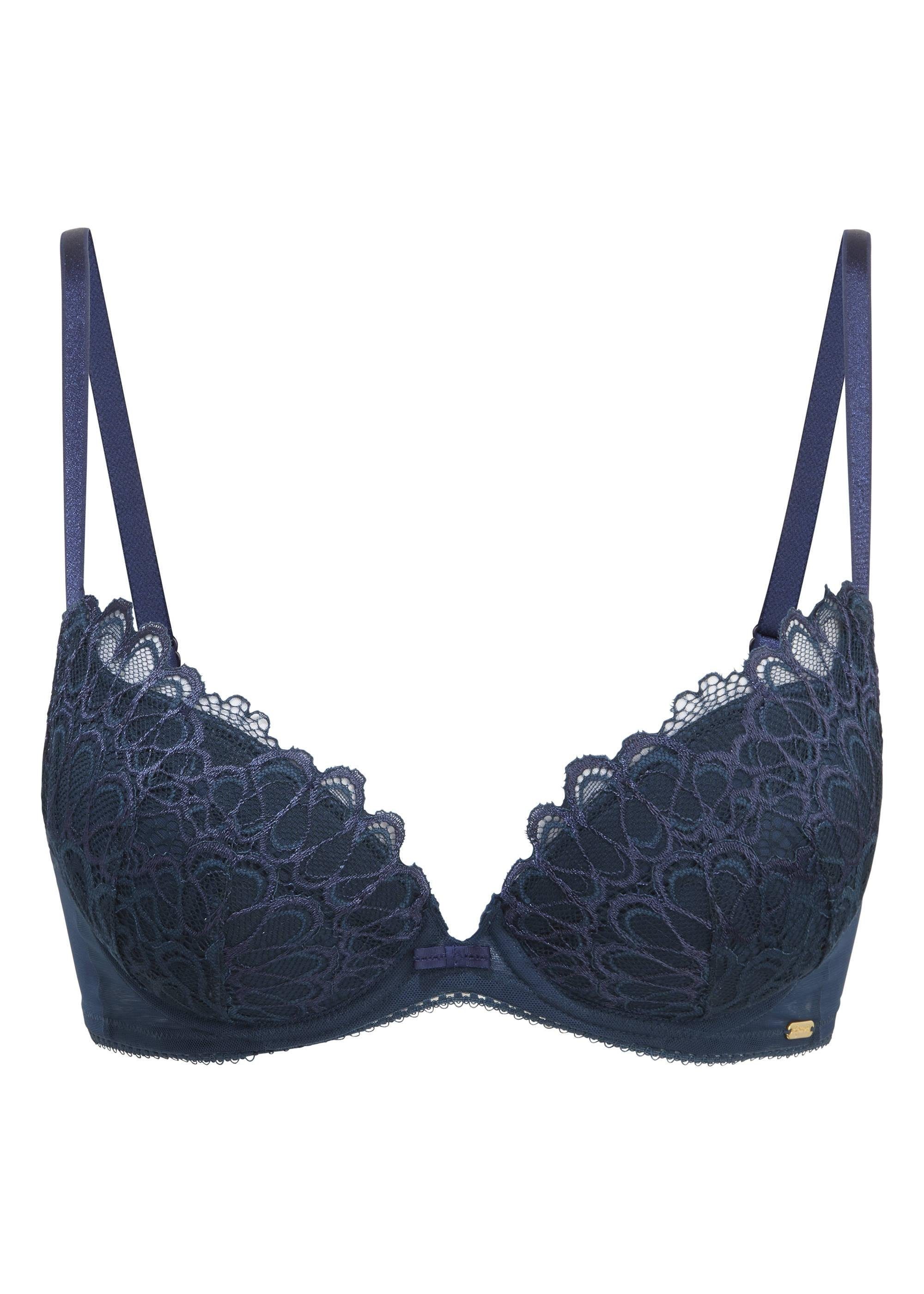 Gossard Dekolleté-BH Swirl Push-Up BH Darkteal/Eclipse günstig online kaufen