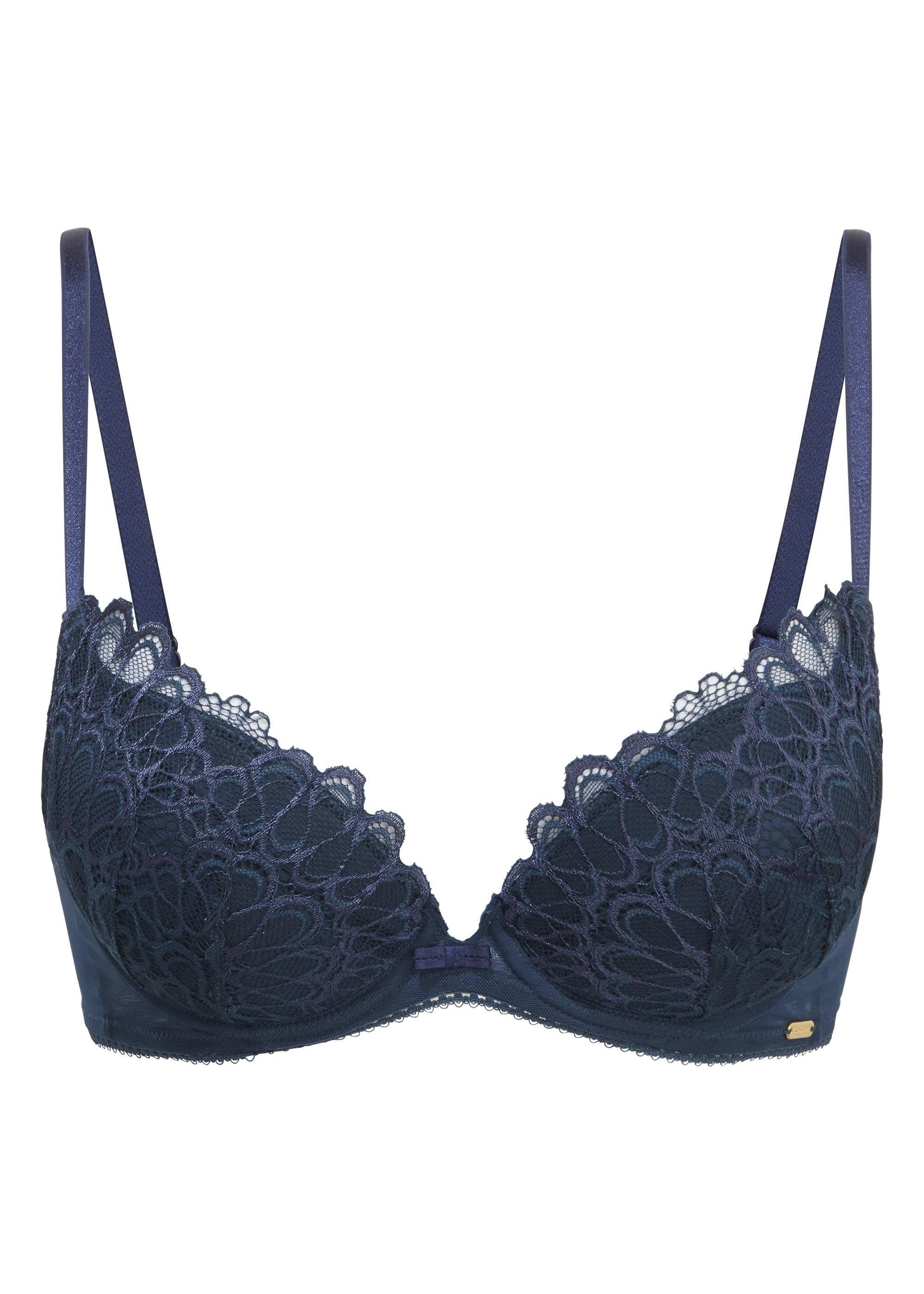 glatte Darkteal/Eclipse (Push-Up, Push-Up Swirl BH Gossard Dekolleté-BH Spitze)