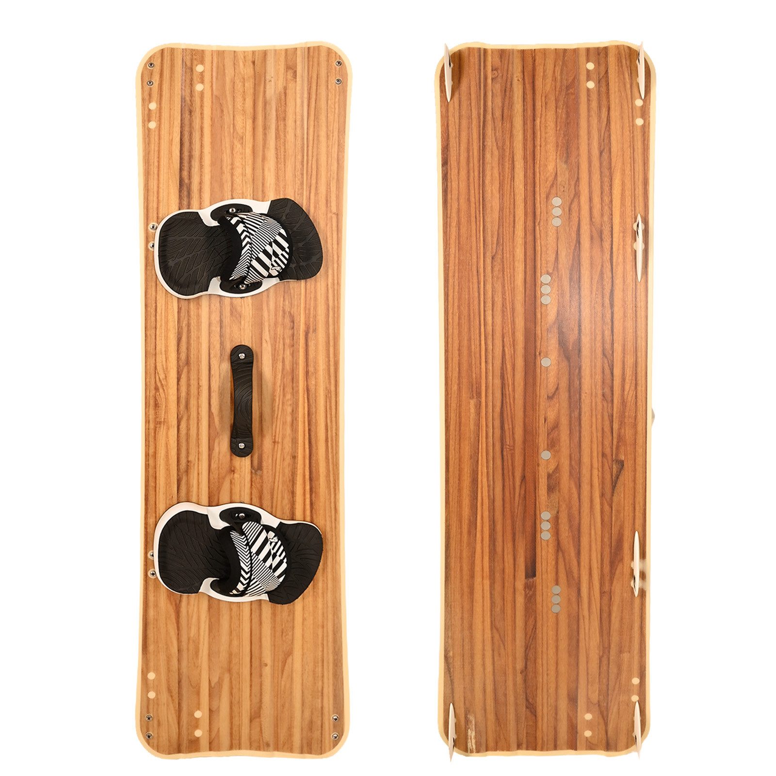 F2 Kiteboard F2 Set Kiteboard Classic Wide Wood 156cm + Bindung S/M + GFK/Slider Fi