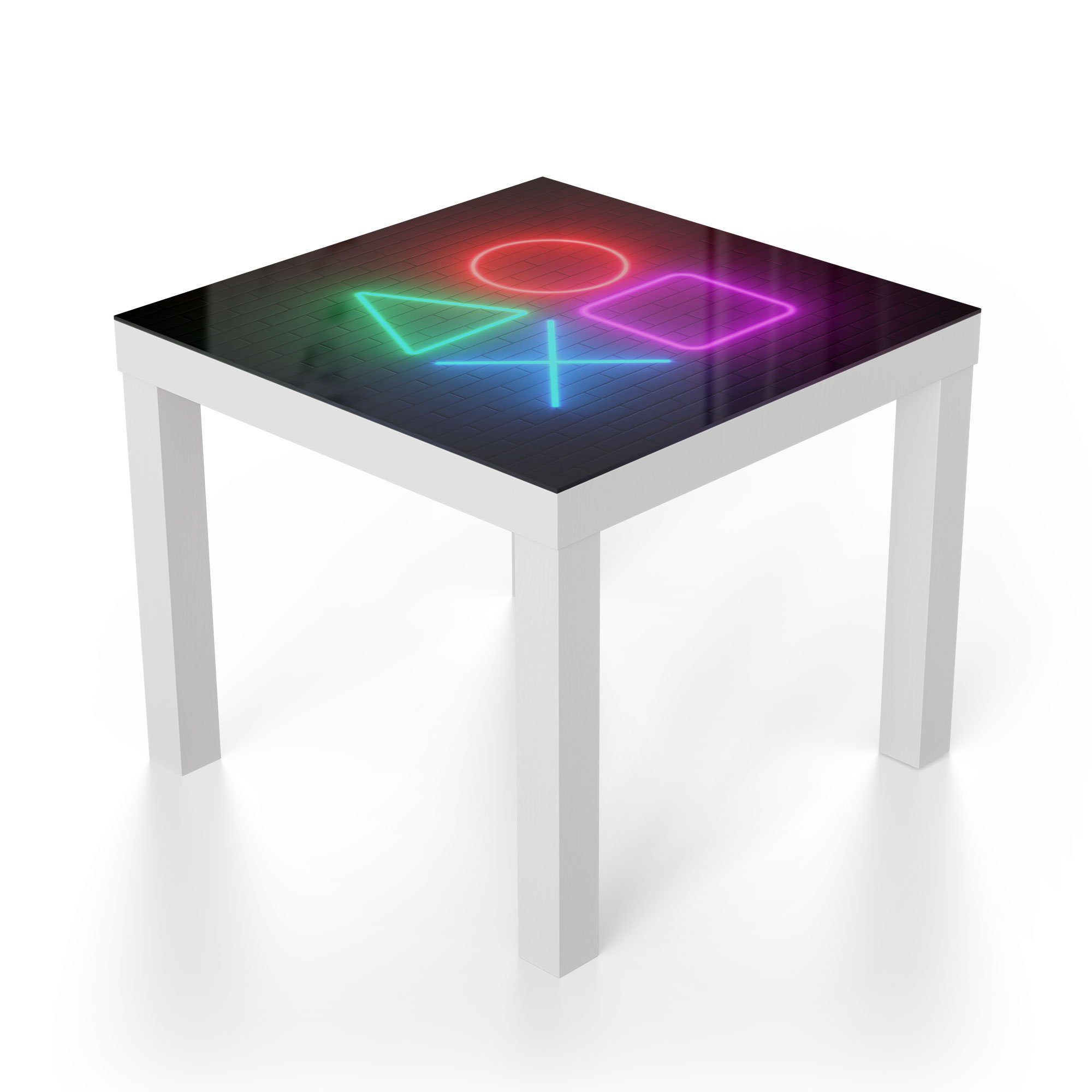 DEQORI Couchtisch 'Playstation Elemente', Glas Beistelltisch Glastisch mode günstig online kaufen