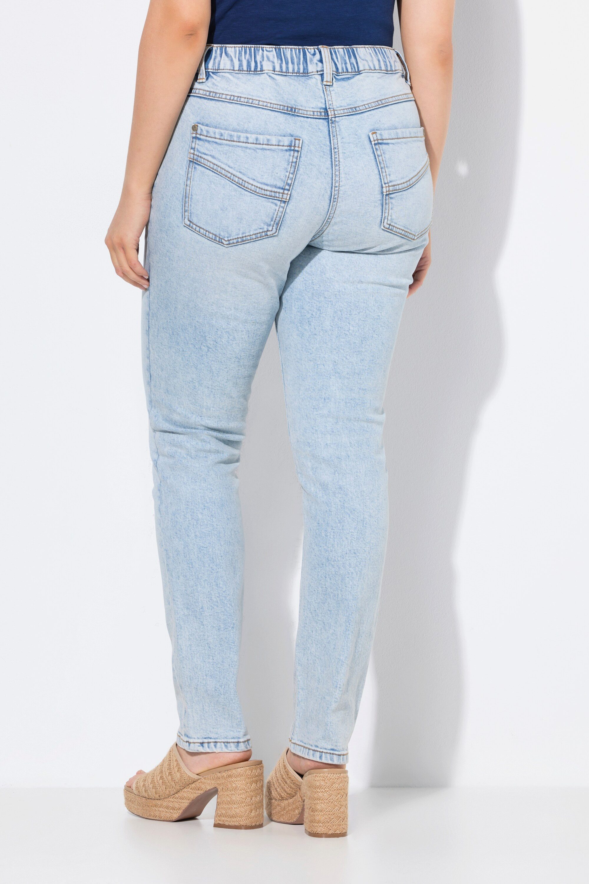 Ulla Popken Regular-fit-Jeans Jeans Sarah schmales Bein Komfortbund