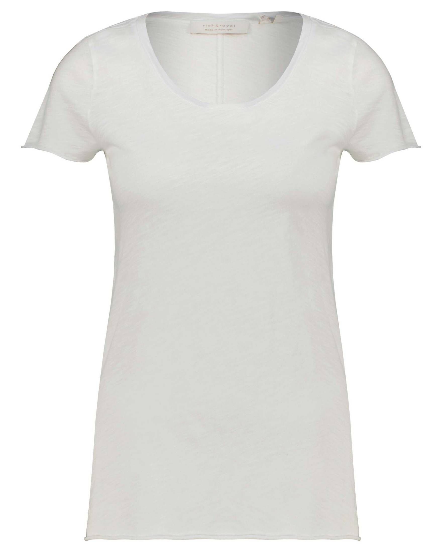 RICHROYAL T-Shirt Damen Shirt SLUB Kurzarm günstig online kaufen