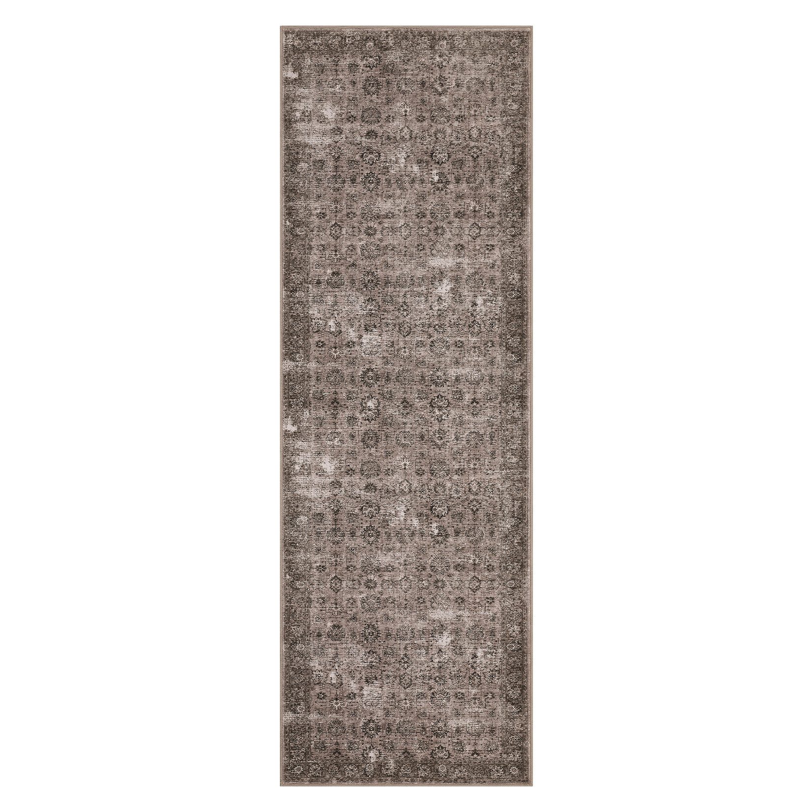 GarveeMore Teppich Vintage Waschbarer Teppich Weich rutschfest, rechteckig, Höhe: 6.6 mm