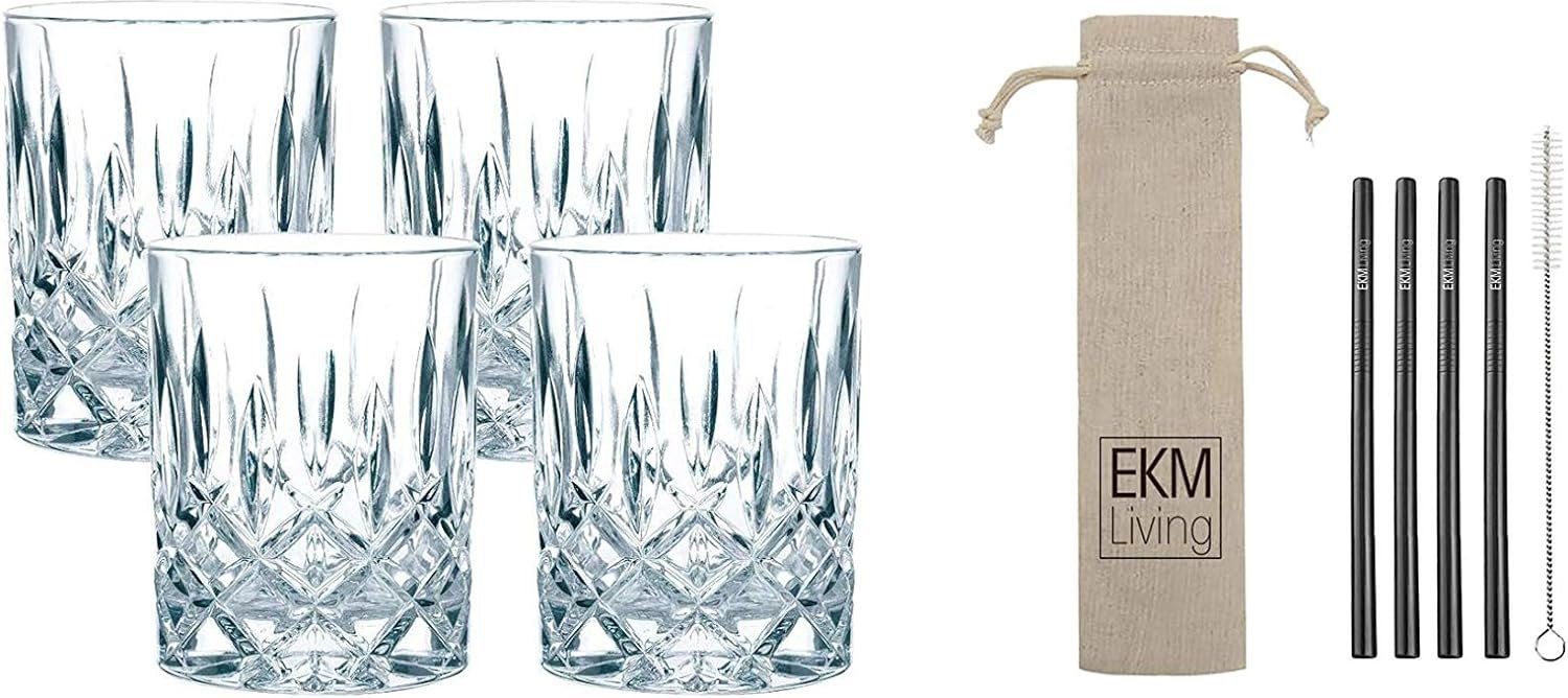 Nachtmann Whiskyglas Nachtmann Whiskybecher 4-er Set Noblesse 0089207