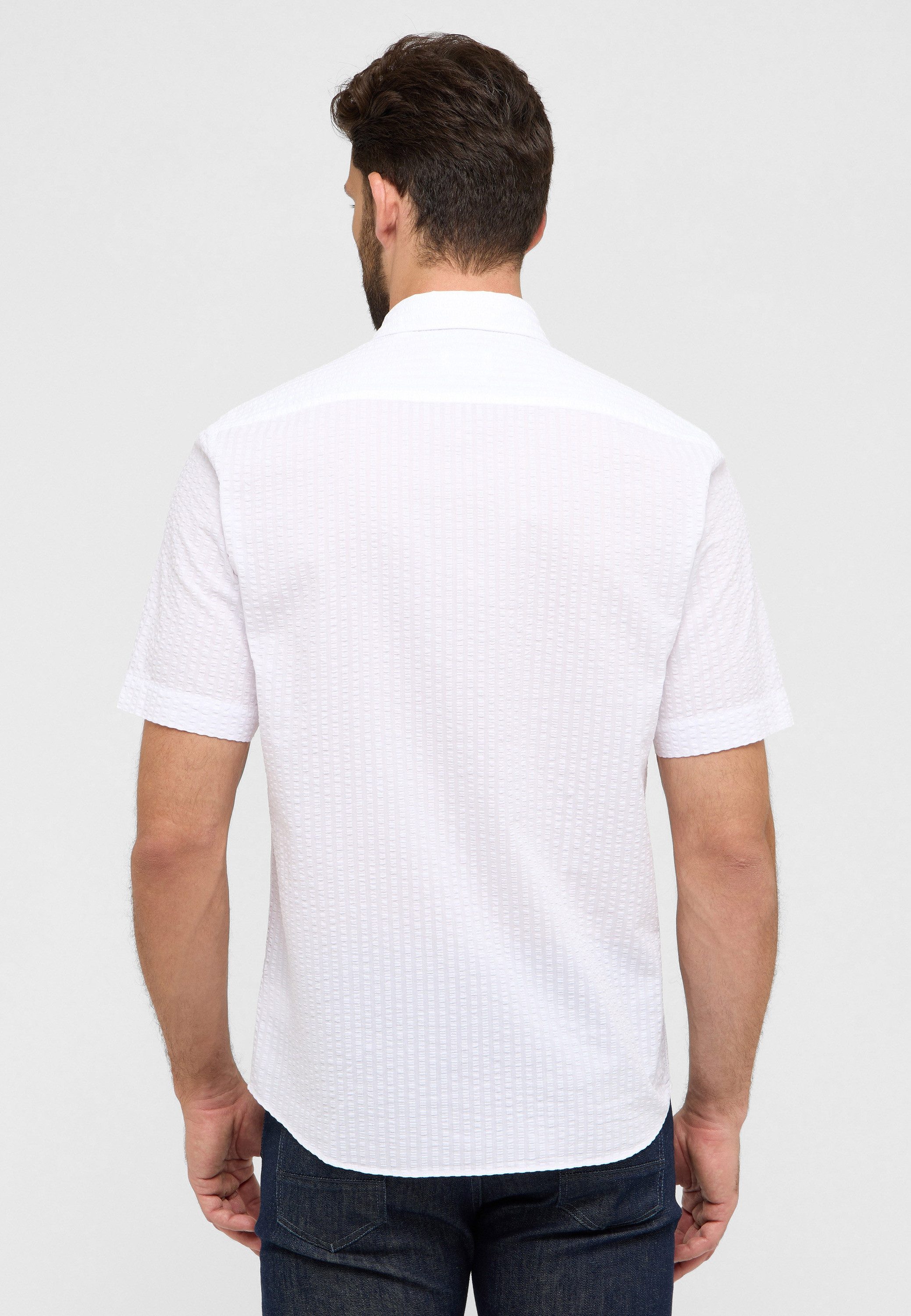 Eterna Kurzarmhemd MODERN FIT EASY IRON (bügelleicht) günstig online kaufen