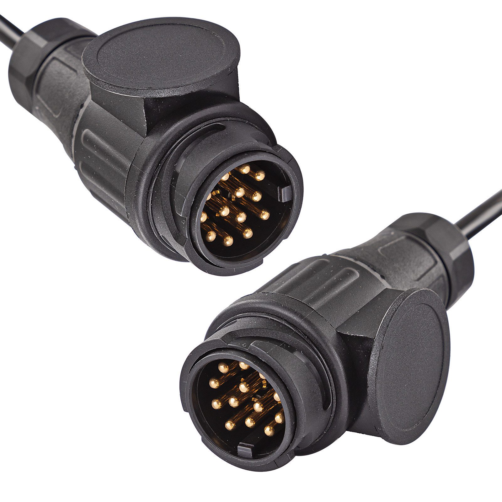 DEMA Anhänger Verbindungskabel 2 Stecker 13-polig 3m