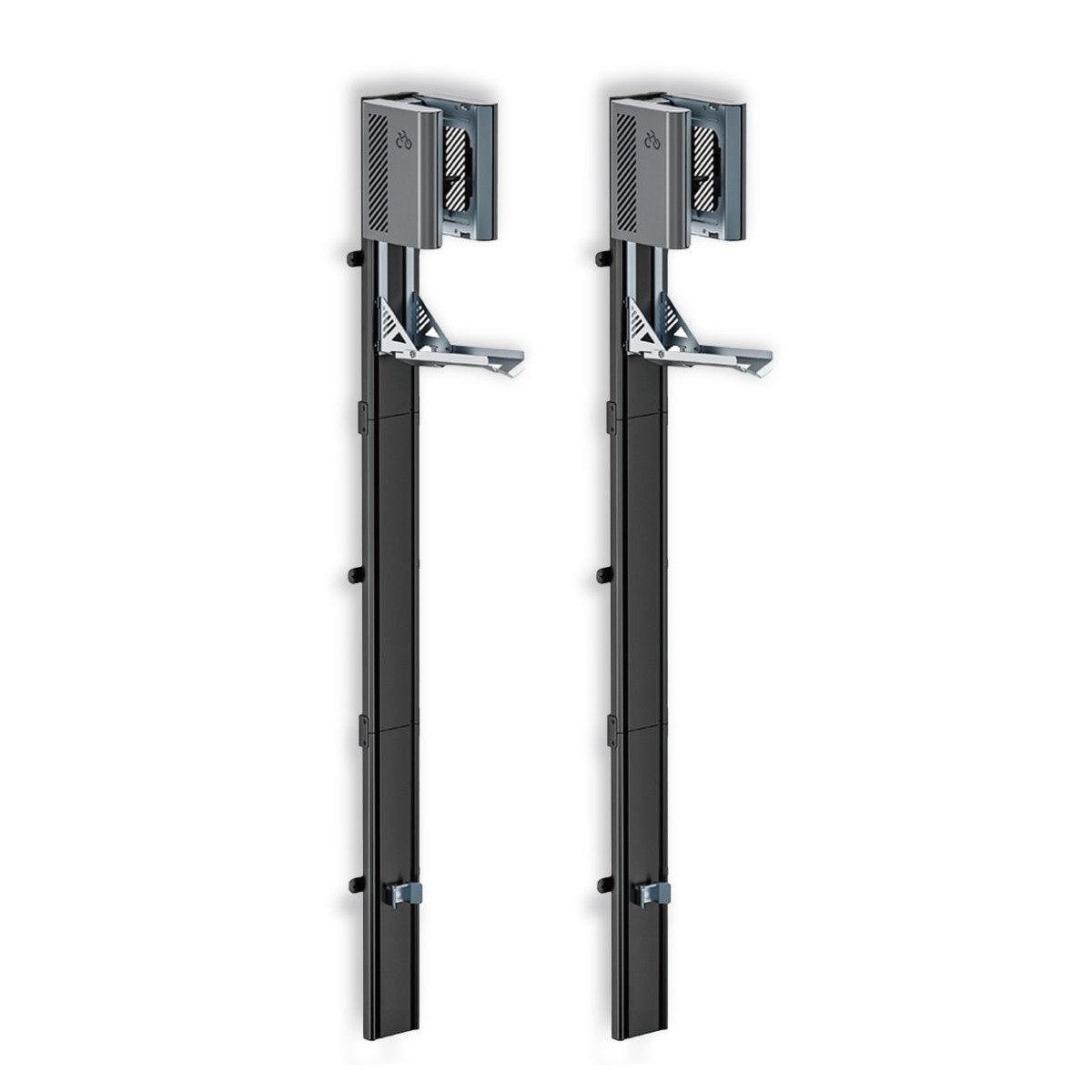 Cranit Fahrradständer 2x Fahrrad Wandständer vertikal Lift # WS5 Fahrradständer mechanischer