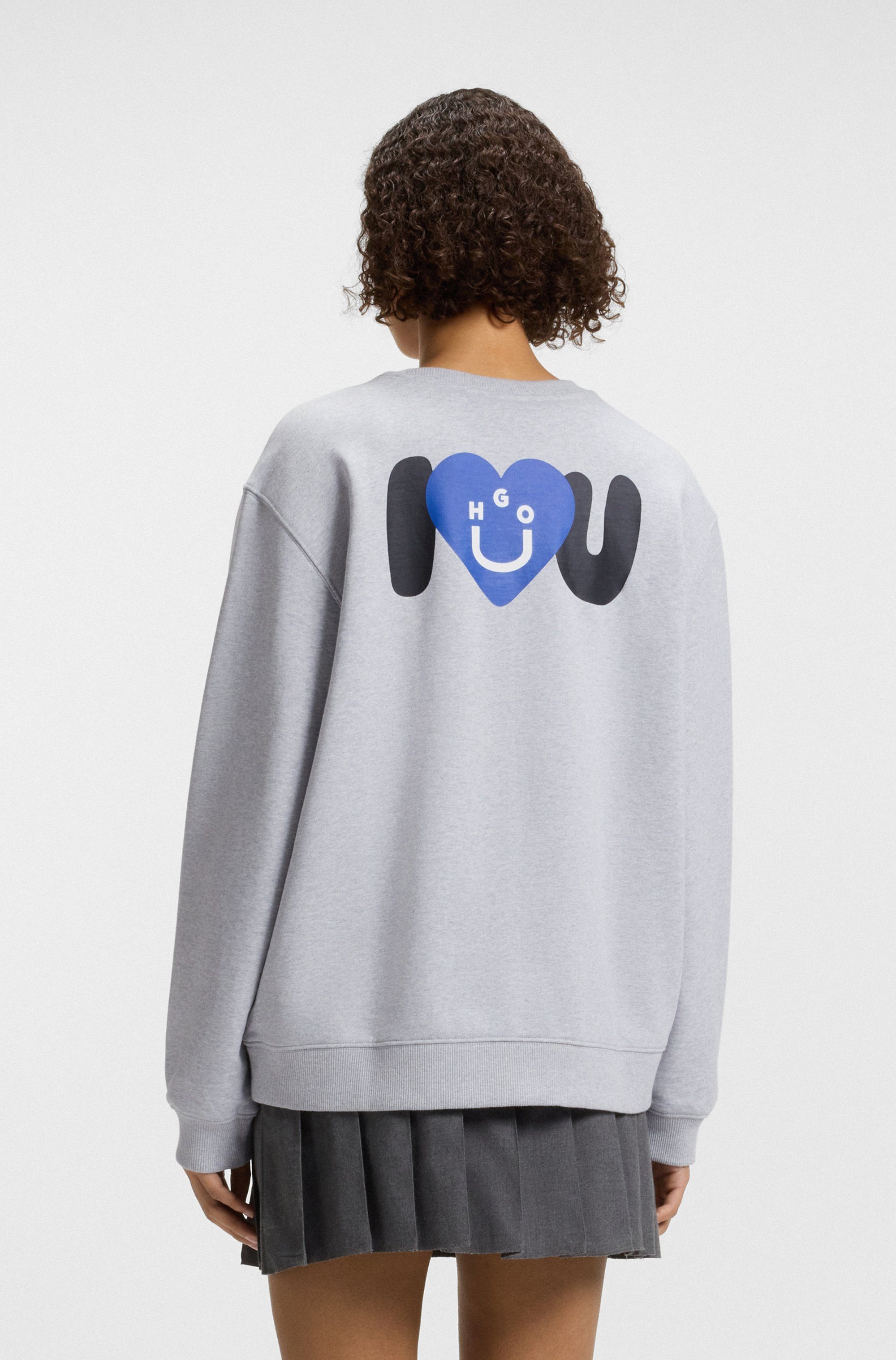 HUGO Blue Sweatshirt Oversized Crew günstig online kaufen