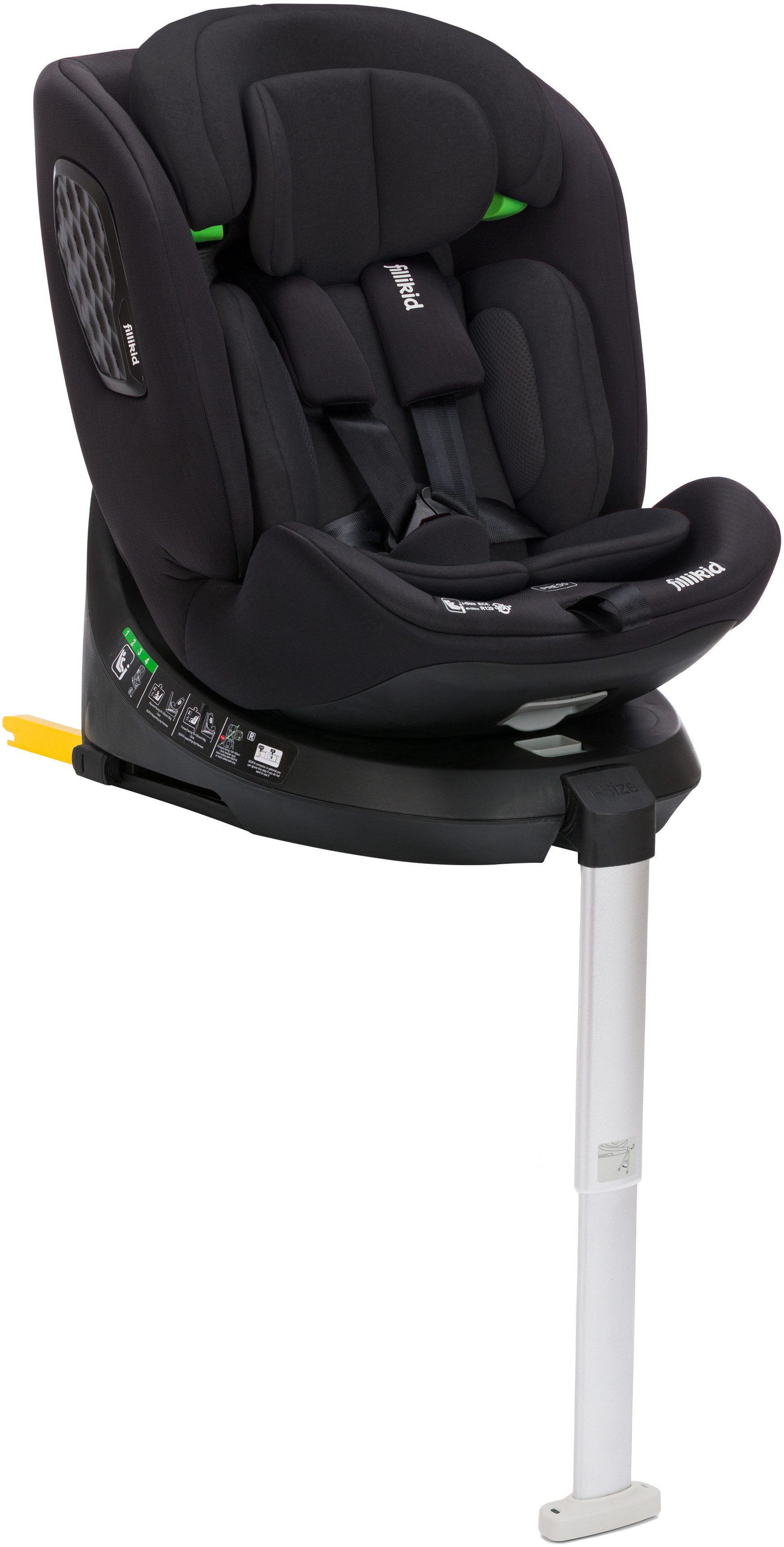 Fillikid Autokindersitz Aris, ab: ab Geburt, bis: bis 12 Jahre, ab: 40 cm, bis: 150 cm, 360° drehbar, inkl. Isofix