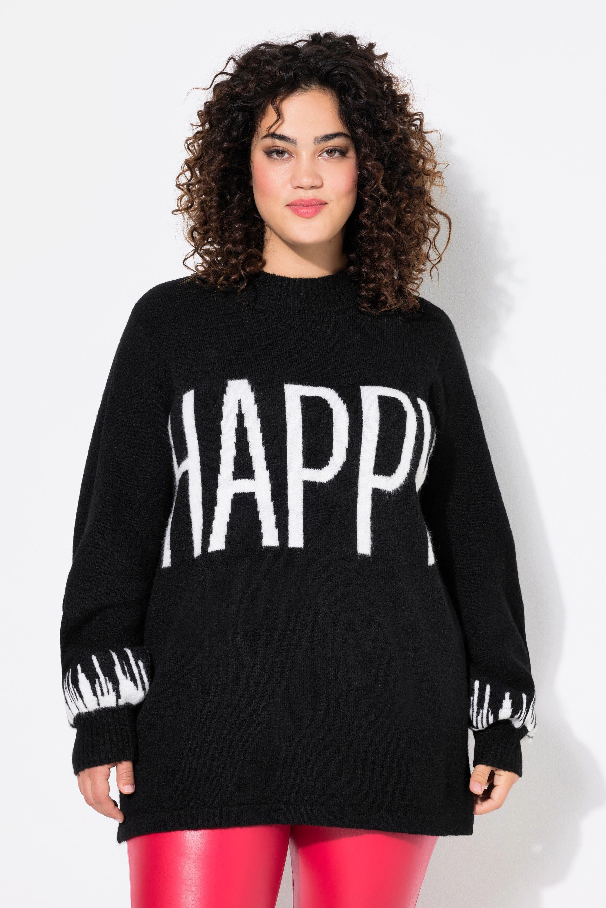 Angel of Style Rollkragenpullover Pullover HAPPY-Statement günstig online kaufen