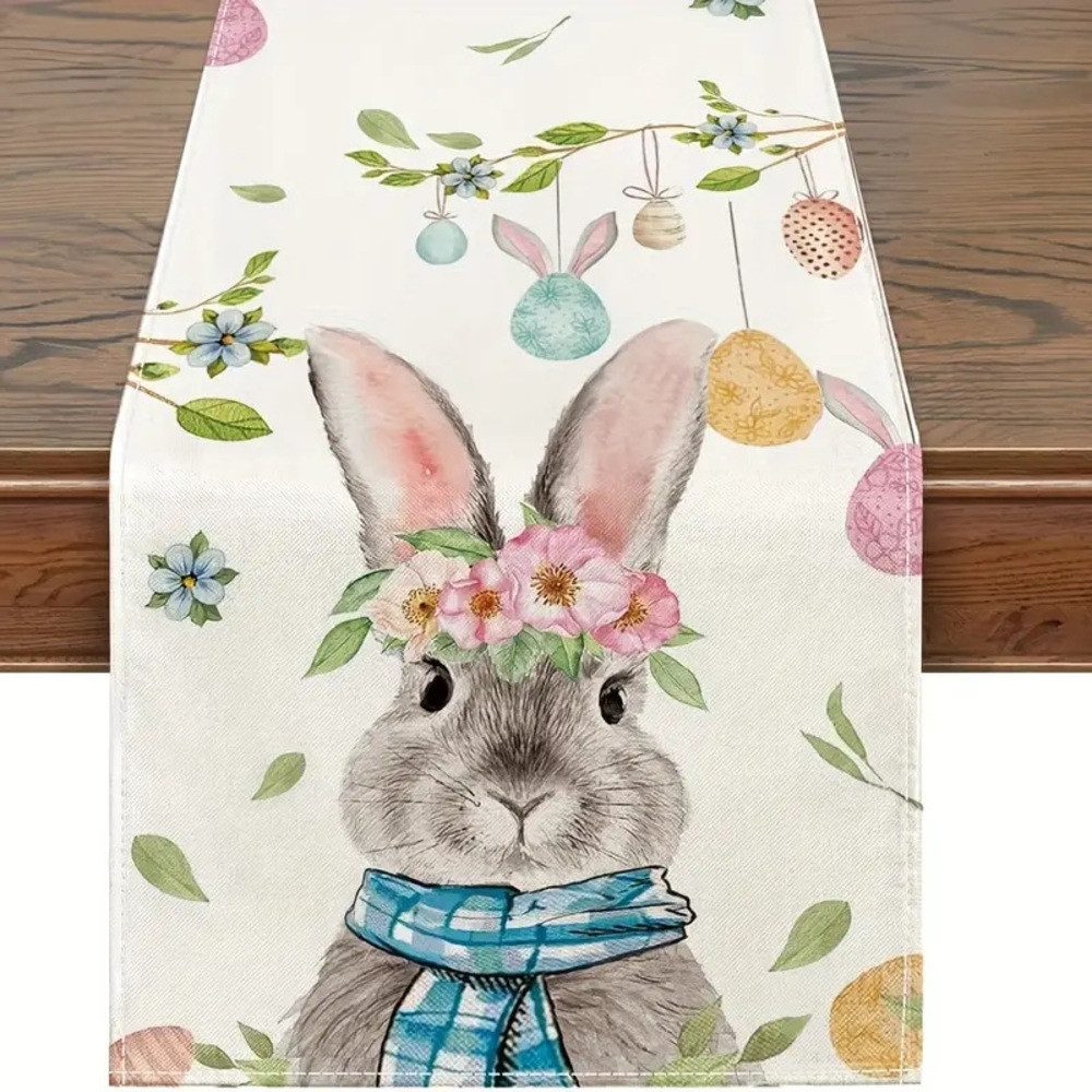 Elegear Tischdecke 33x183 cm Hase Tischdecke, günstig online kaufen