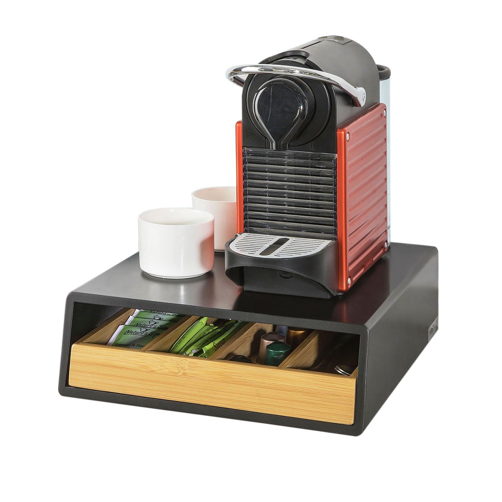 SoBuy Дозатор капсул FRG280, Kaffeekapsel Box Schubladenbox zur Сховища von Kaffeekapseln