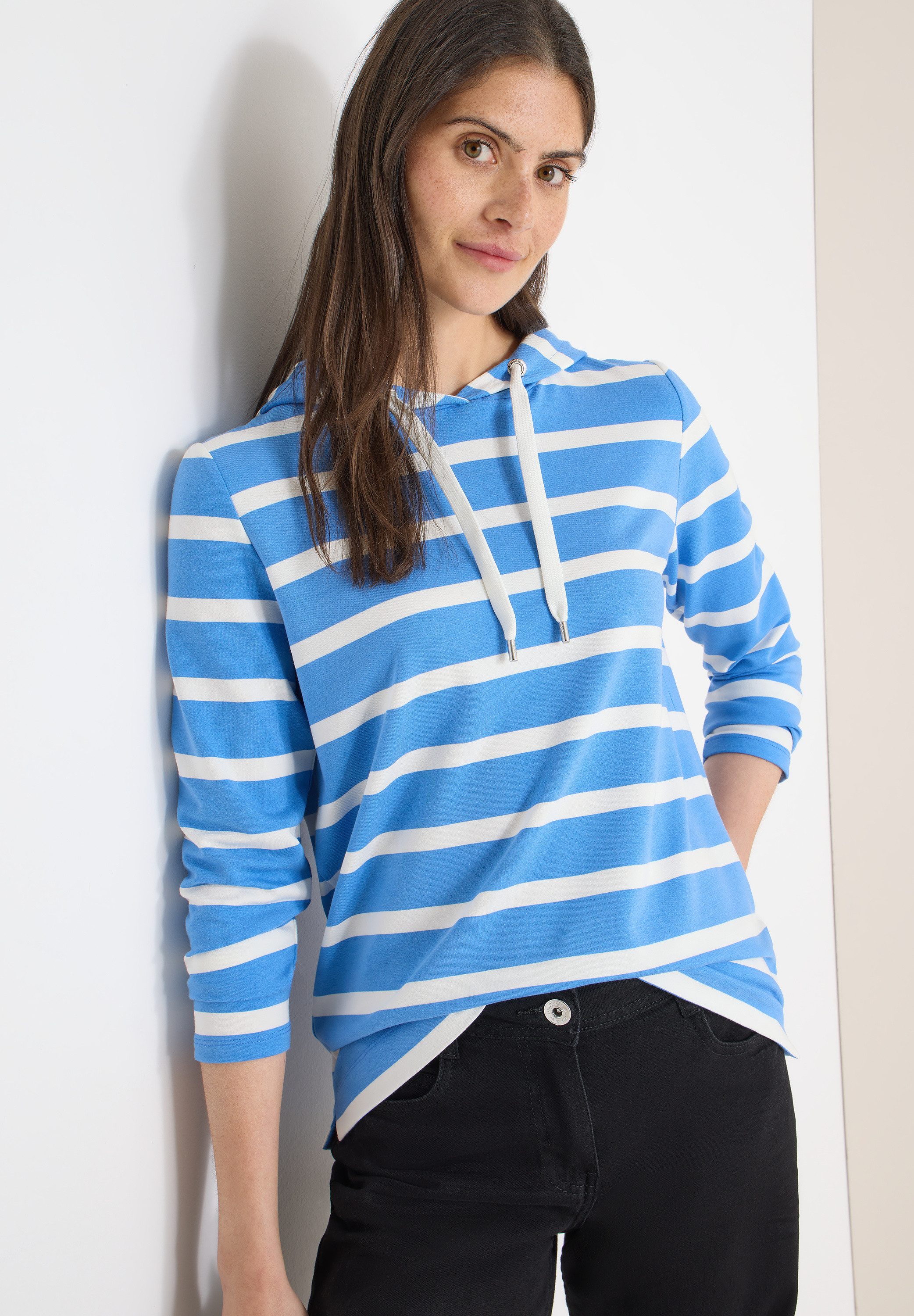 CECIL Langarmshirt mit Kapuze