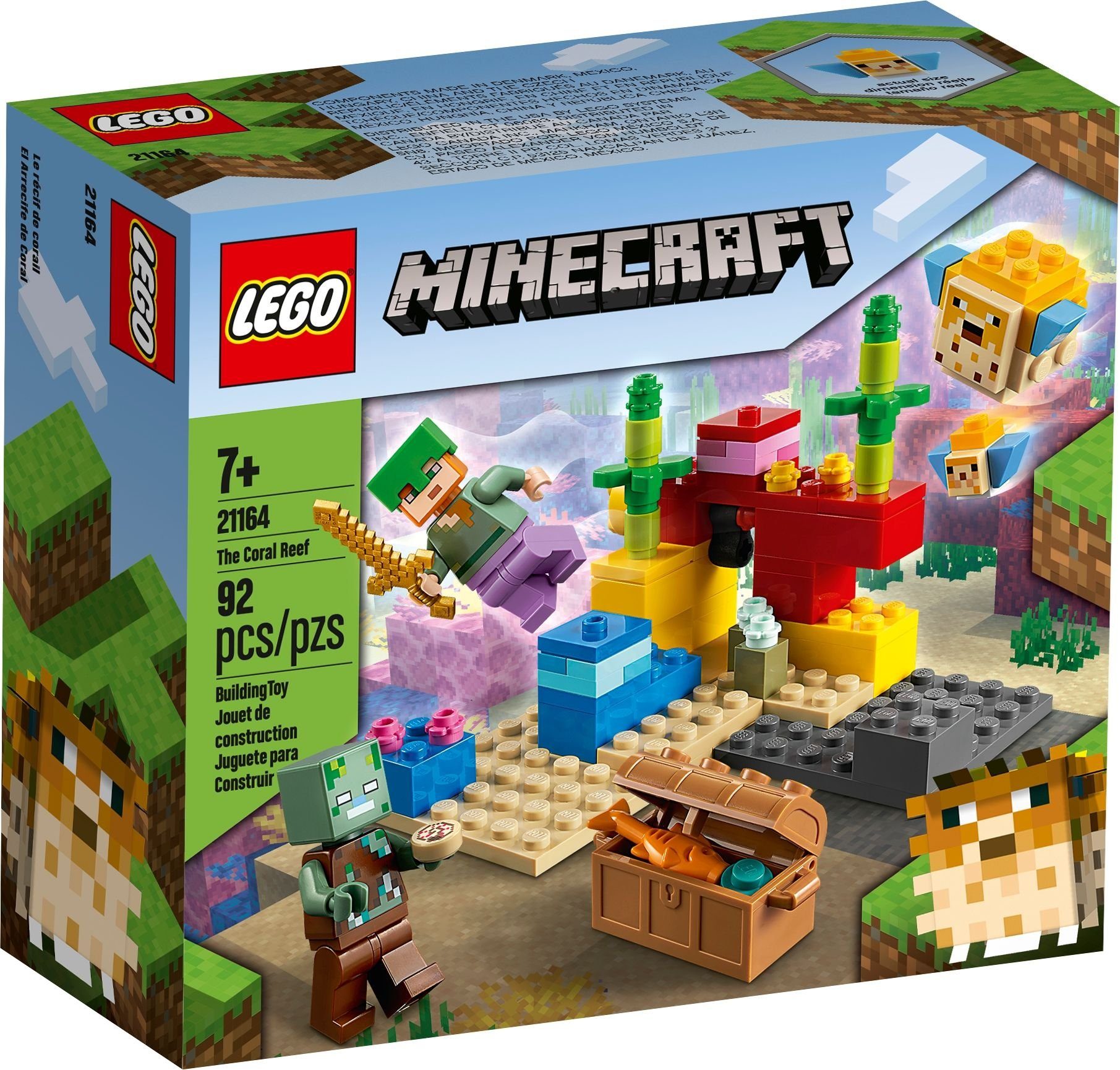 LEGO® Minecraft™ 21164 Das Korallenriff Konstruktionsspielsteine