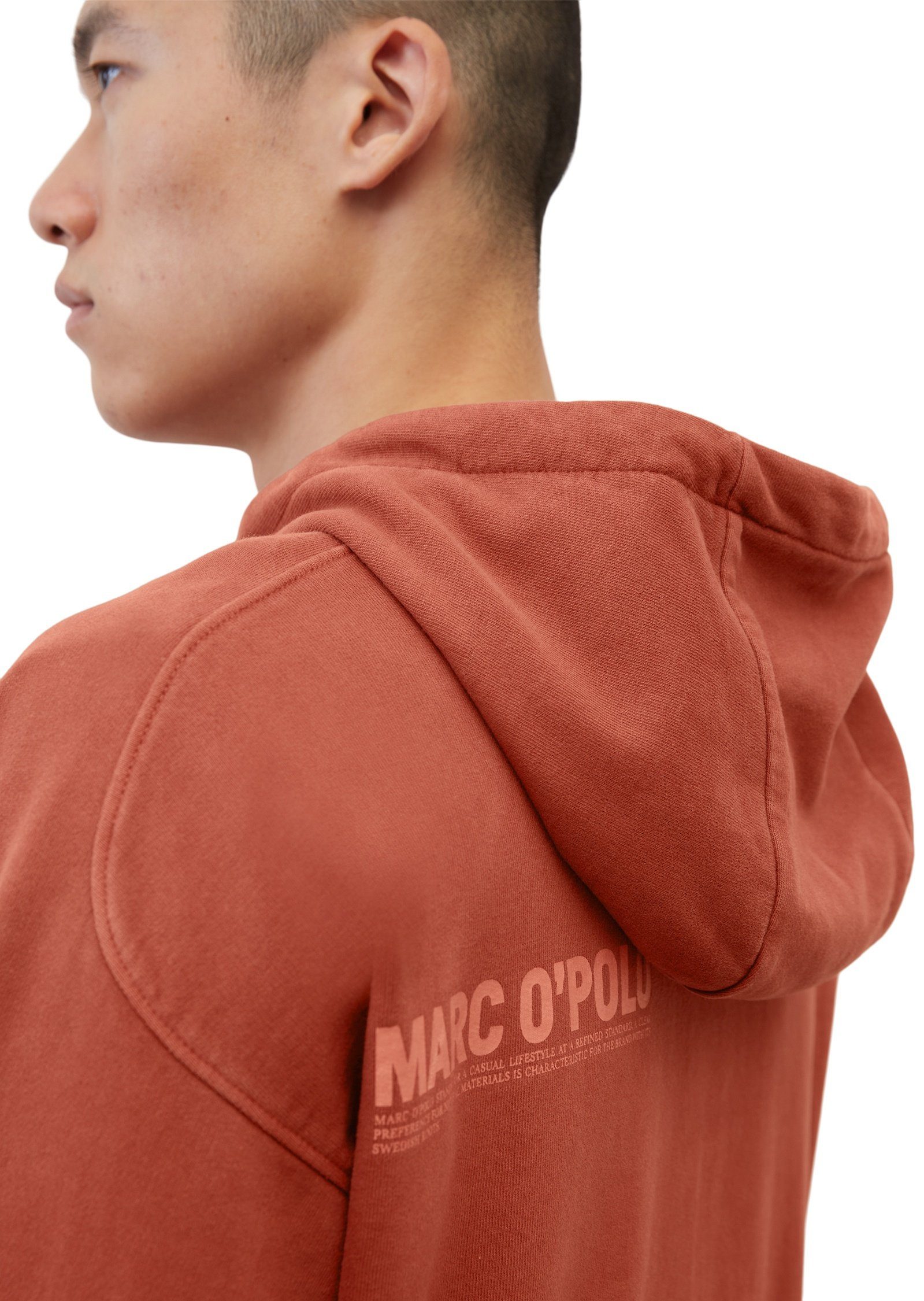 rot O'Polo Bio-Baumwolle softer Sweatshirt Marc aus