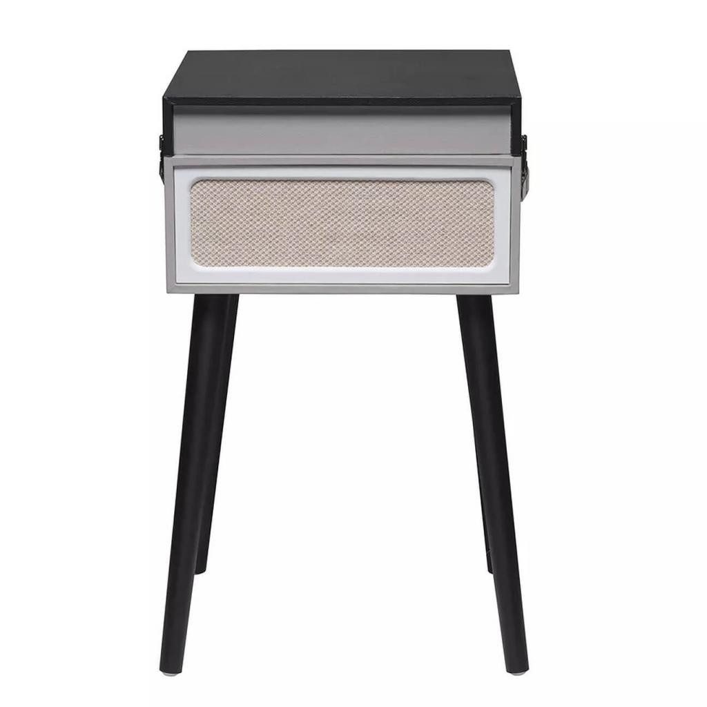 Denver VPL-150BT freistehender Retro Schallplattenspieler mit Bluetooth Plattenspieler (Riemenantrieb, Bluetooth 4.0 für Audio-Streaming von z.B.Smartphone)