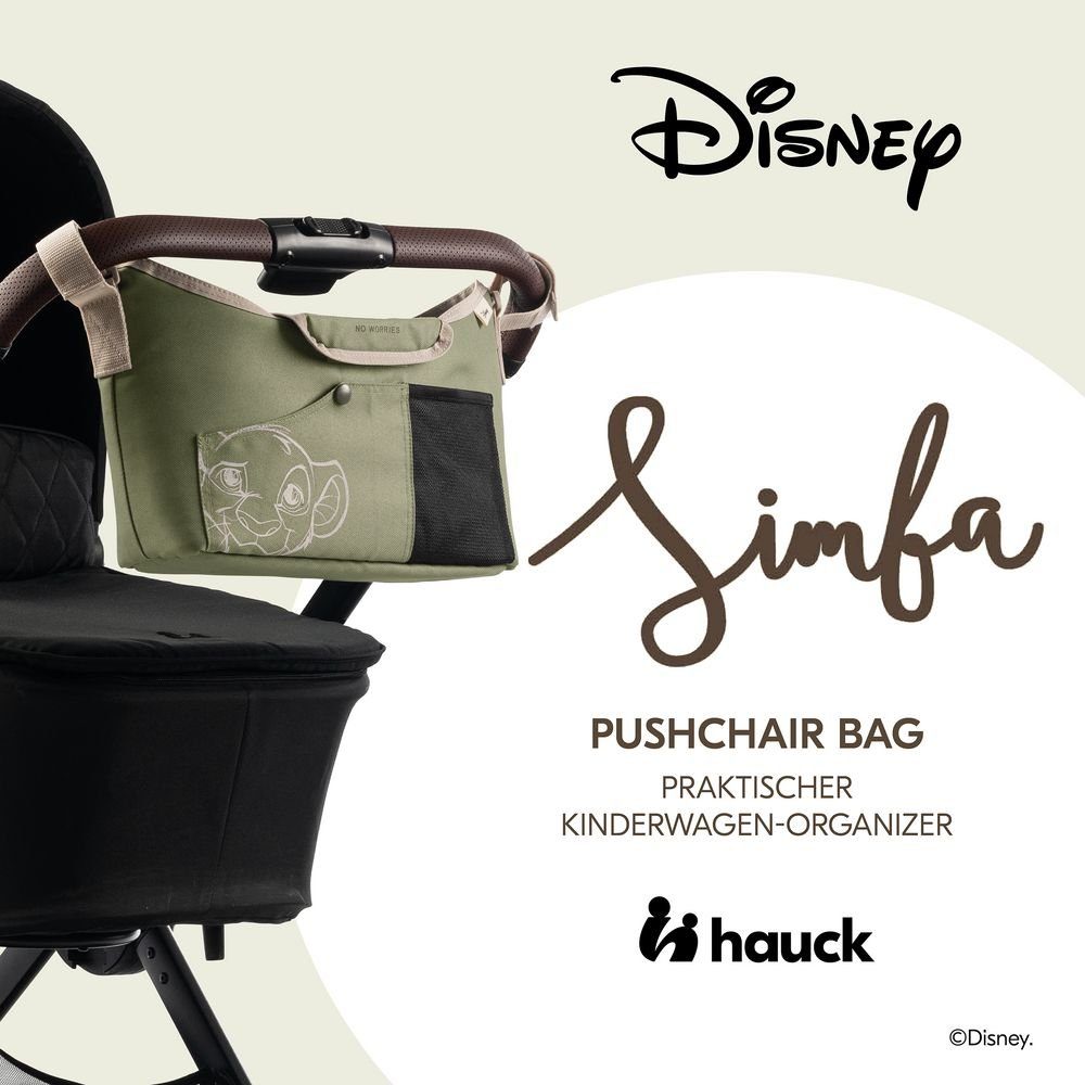 Kinderwagen-Tasche Buggy mit Hauck Klettverschlüssen Olive, schnell am Kinderwagen & Bag, Super Pushchair befestigt Simba praktischen
