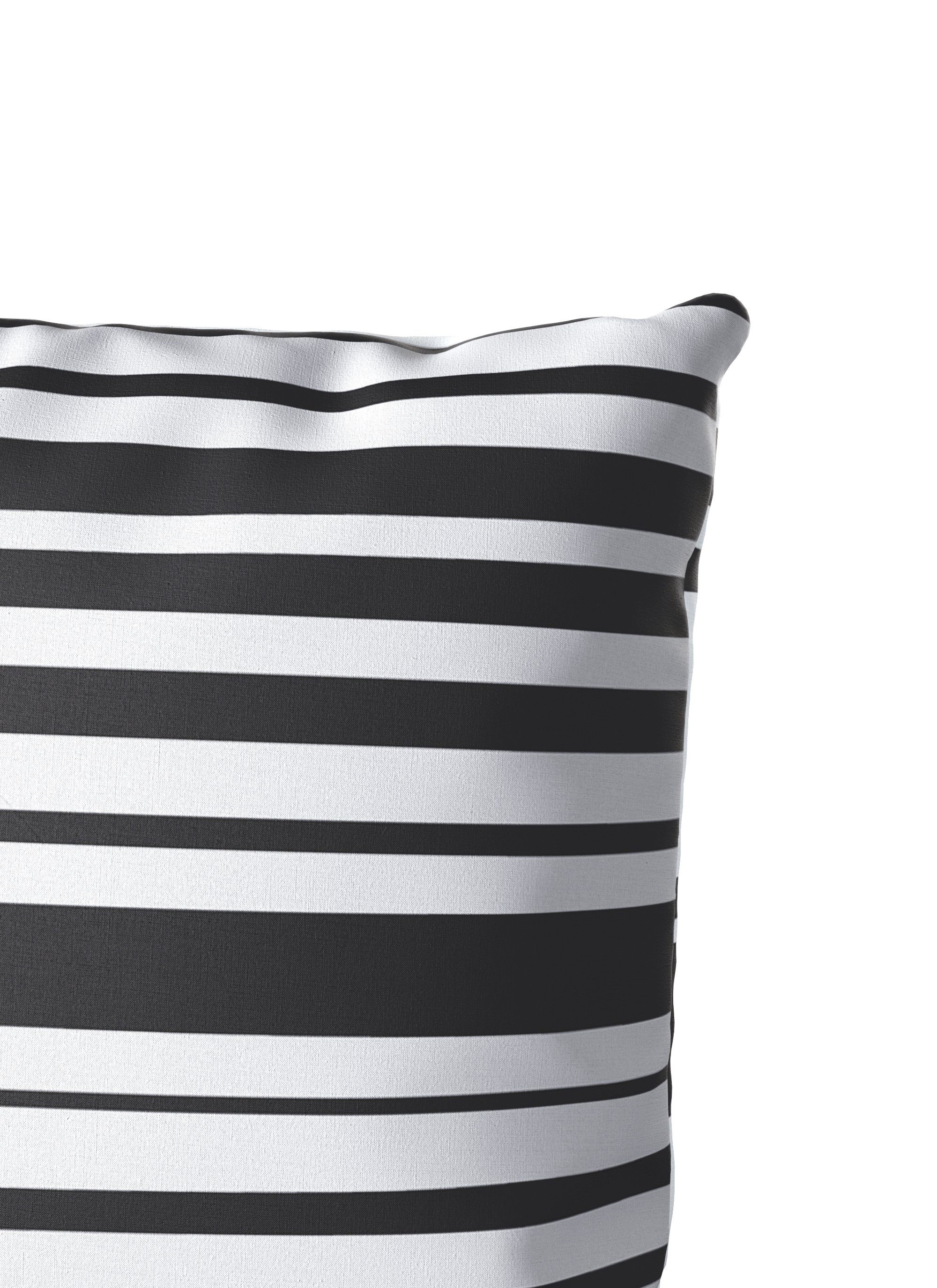 Bettwäsche Cameo Banani, oder Bettwäsche aus schwarz/weiß 2 Baumwolle, Bettwäsche Gr. Renforcé, 135x200 im Streifen-Design Bruno teilig, 155x220 cm, in