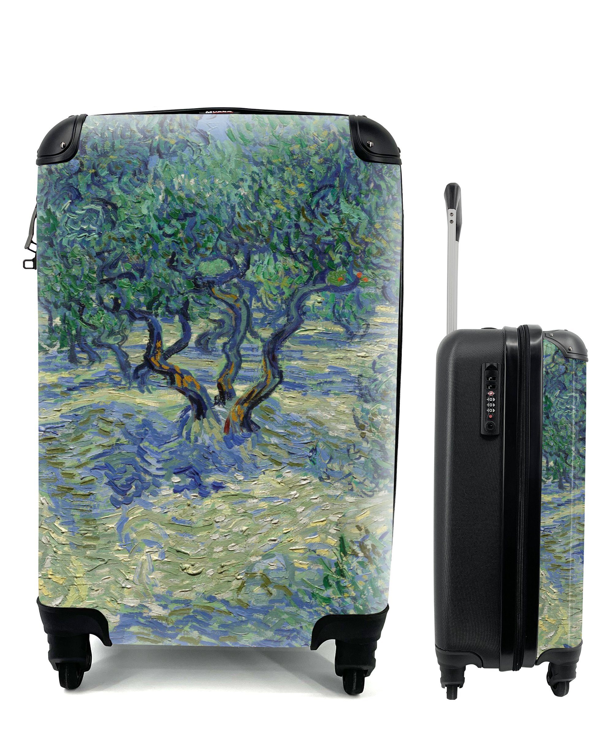 MuchoWow Handgepäckkoffer »Trolley Extra Leicht Der Olivenhain ...