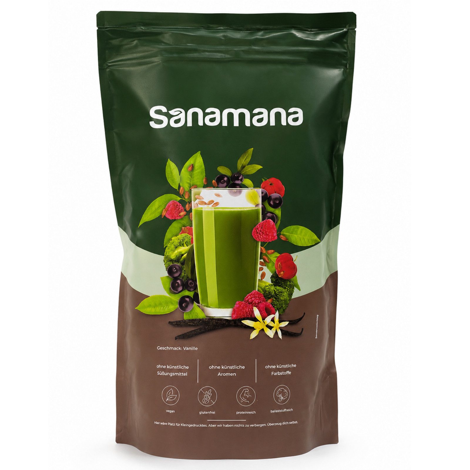 Sanamana Sanamana Green Shake Pulver, 1120 g