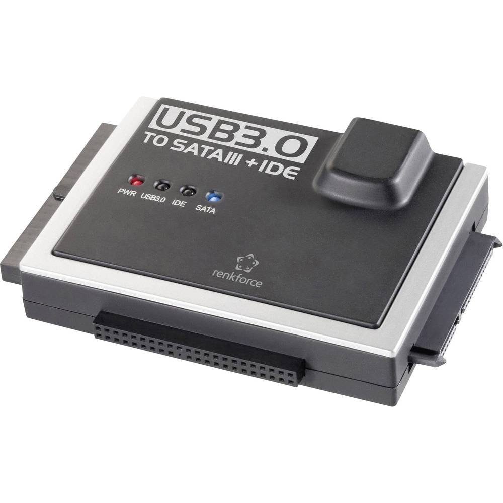Renkforce USB 3 zu IDE+SATA RF-3833988 USB-Adapter