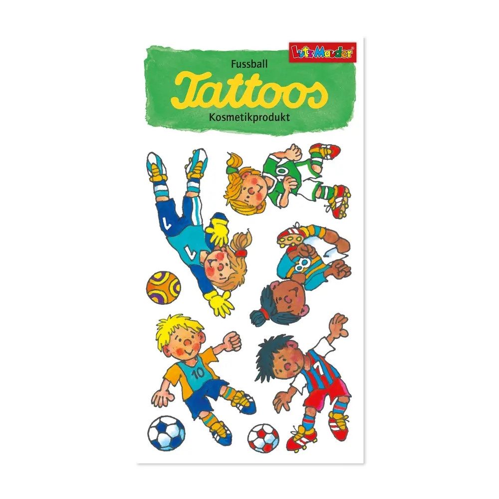 Lutz Mauder Verlag Kindertattoo Tattoo Fußball 6