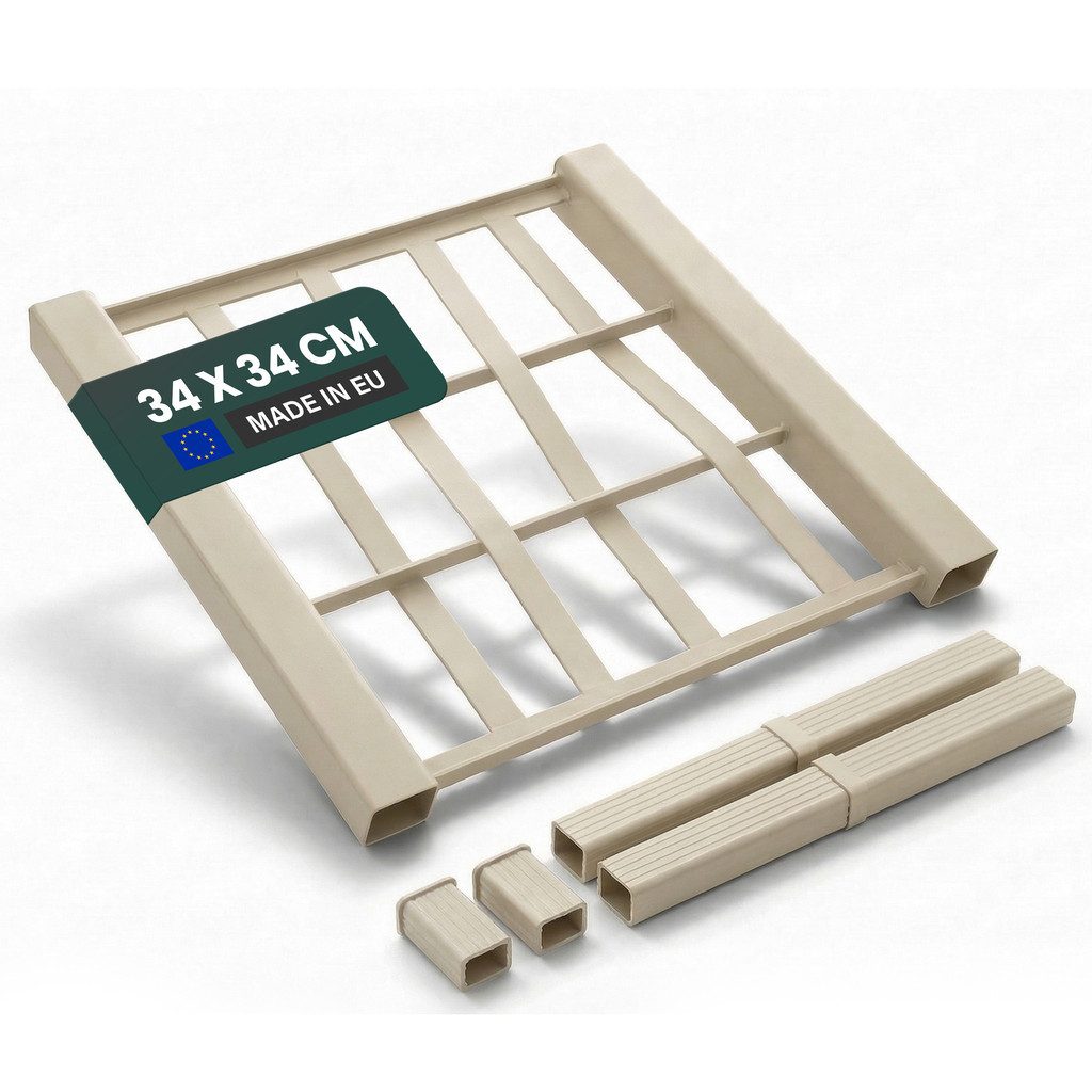 Kreher Spalier Rückwand + Verbinder für Spalier 'Ethica' (Größe/Farbe wählbar)