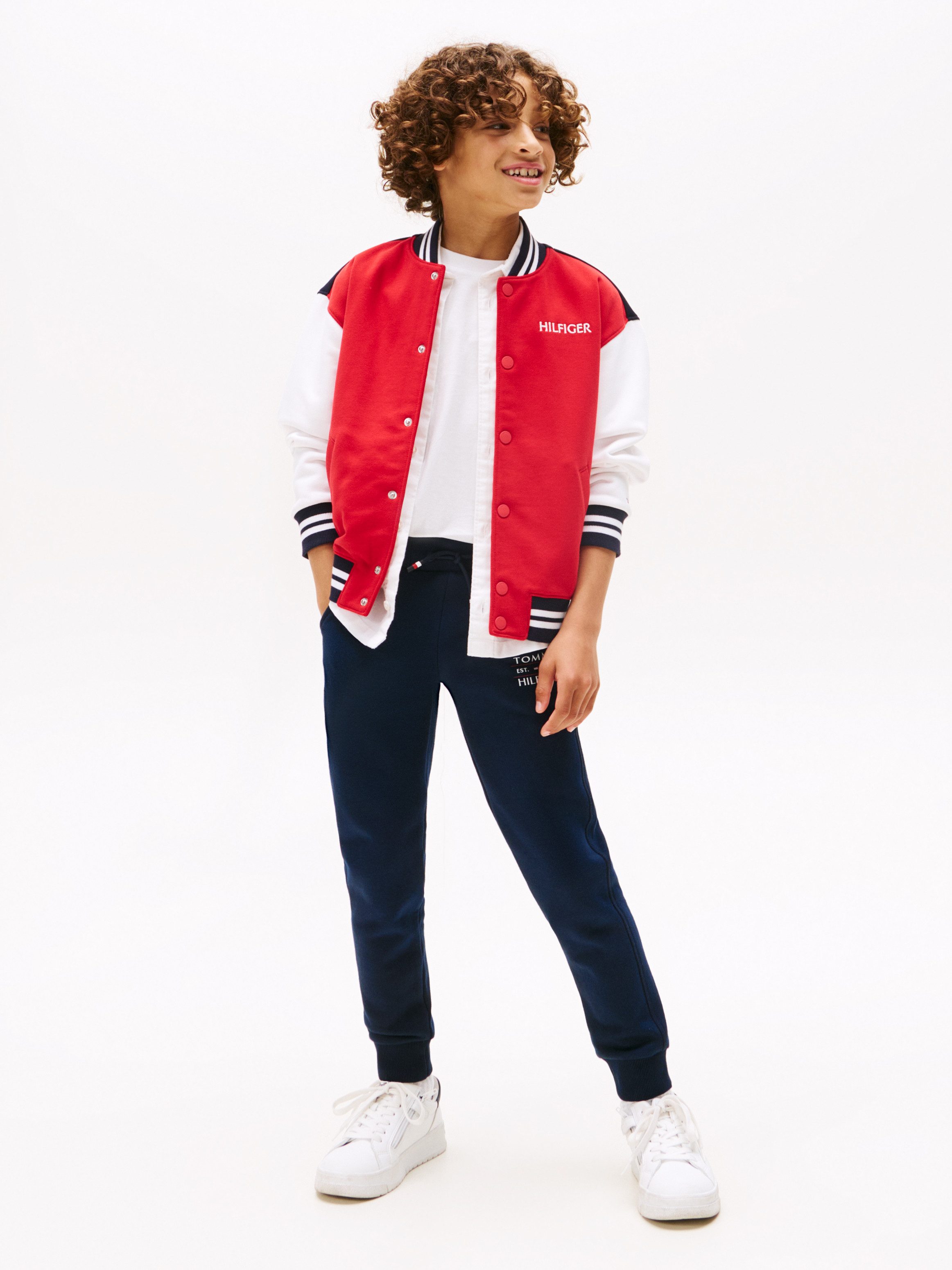 Tommy Hilfiger Sweathose TOMMY FLAG HILFIGER SWEATPANT mit Tunnelzug, Logo