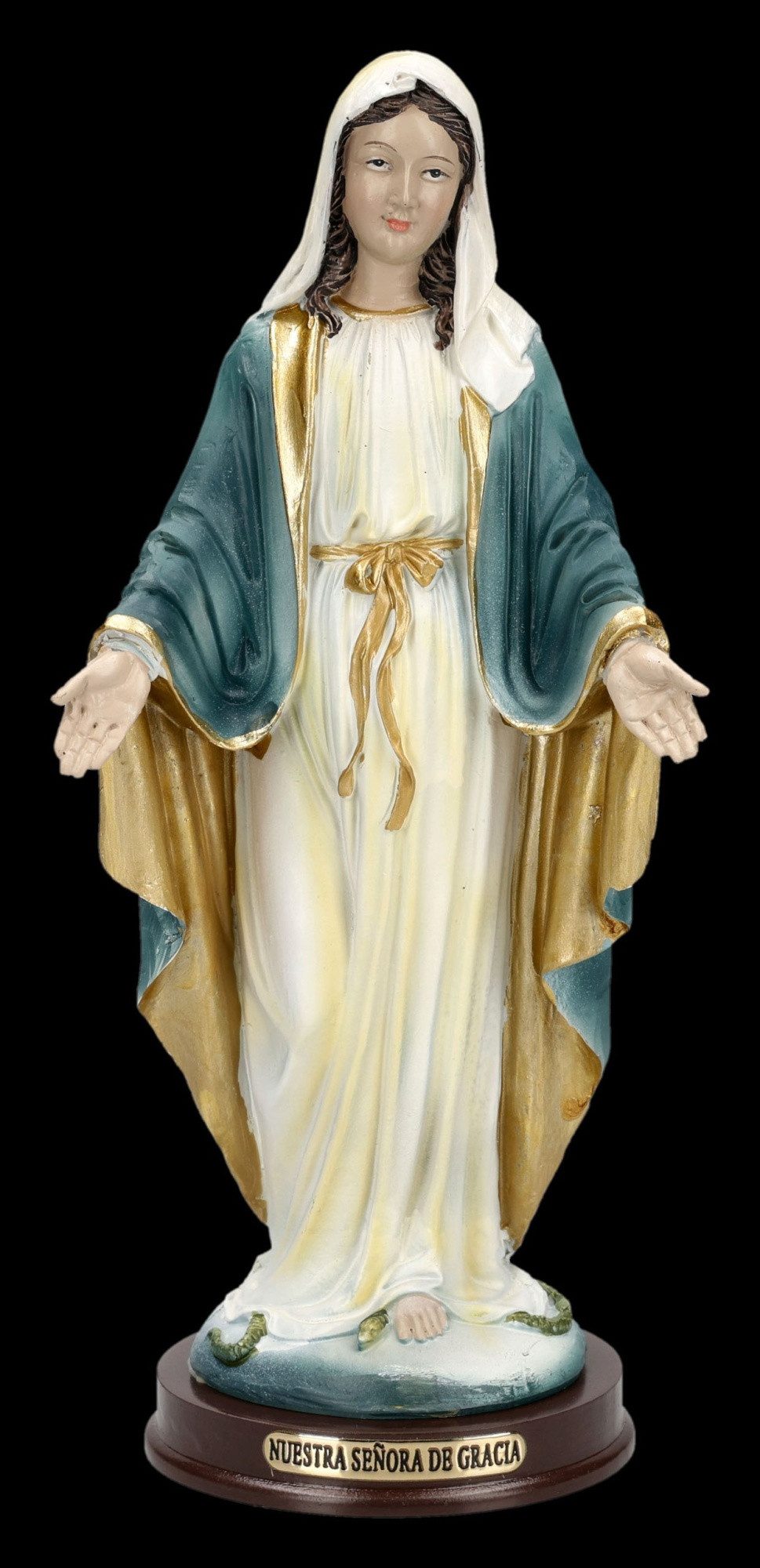 Figuren Shop GmbH Dekofigur Maria Immaculata Figur – Heiligenfigur Unsere Liebe Frau 21.5 cm
