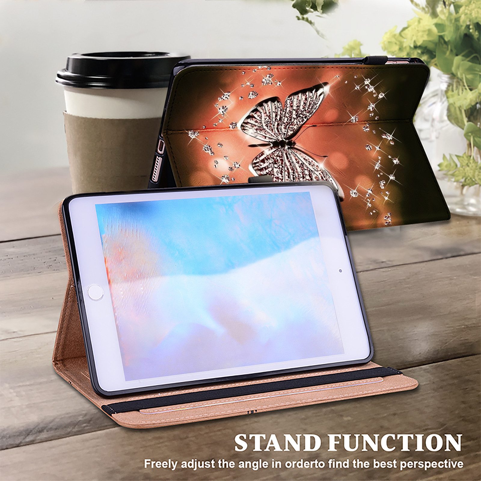 CLM-Tech Tablet-Hülle für Samsung Galaxy Tab A9+ / A11+ Hülle 28 cm (11 Zoll), Cover Schutzhülle mit Standfunktion – Bild 2 von 5