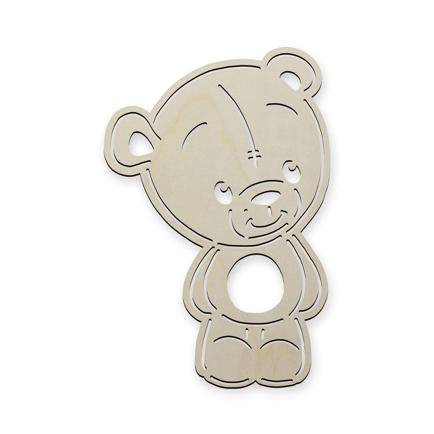 Namofactur LED Nachtlicht LED Wandlampe Nachtlicht Teddy Bär Kinderzimmer, Ohne Zugschalter, LED fest integriert, Warmweiß