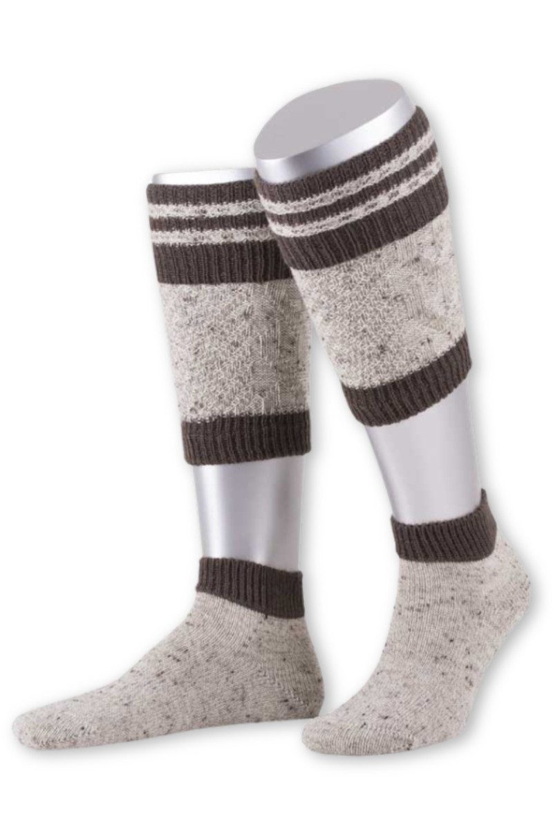 Lusana Trachtensocken Loferl - ZOPF 2 - beigemeliert günstig online kaufen