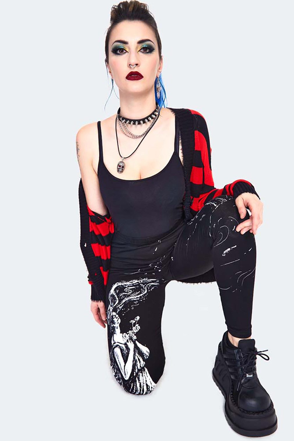 Jawbreaker Leggings Drowning Gothic Goth Punk Grufti Grunge Okkult