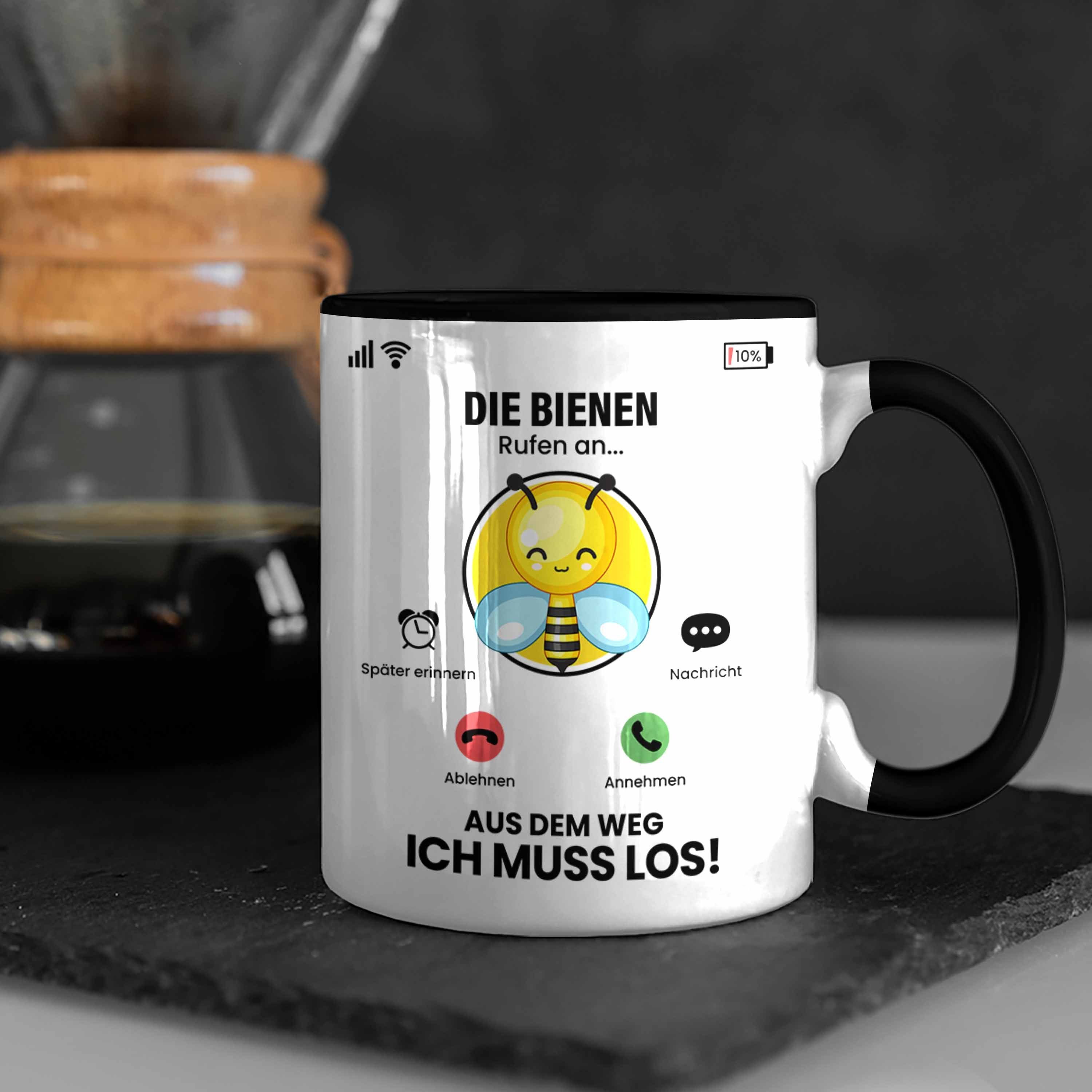 Tasse Züchter für Geschenk An Rufen Bienen Schwarz Bienen Tasse Die Geschen Besitzer Trendation