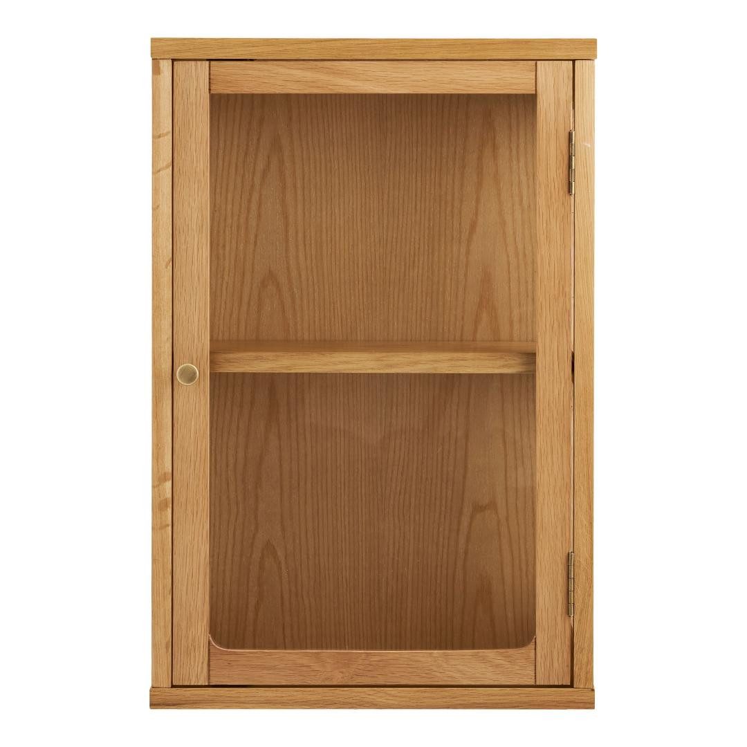 ebuy24 Vitrine Vigga Vitrinenschrank Eiche.