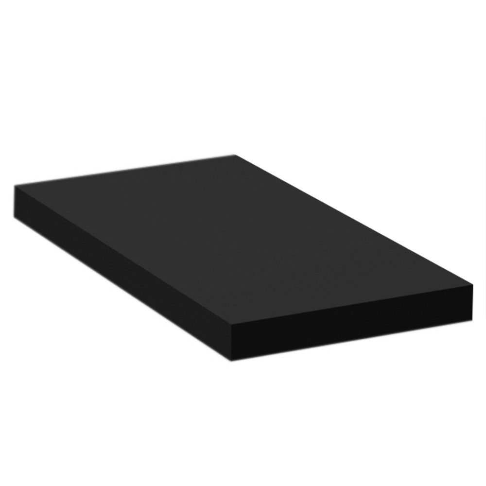 Lomadox Waschtischplatte NEWPORT-56-BLACK, Abdeckplatte 20cm, in schwarz