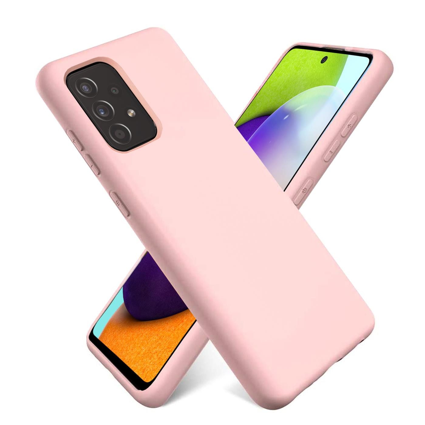 CoolGadget Handyhülle Silikon Colour Slim Case für Samsung Galaxy A52, A52s 5G, A52 5G 6,5 Zoll, Hülle Handy Cover für Samsung A52 / A52 5G / A52s 5G Schutzhülle