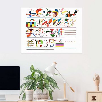 Posterlounge Poster Wassily Kandinsky, Nachfolge, Wohnzimmer Modern Malerei