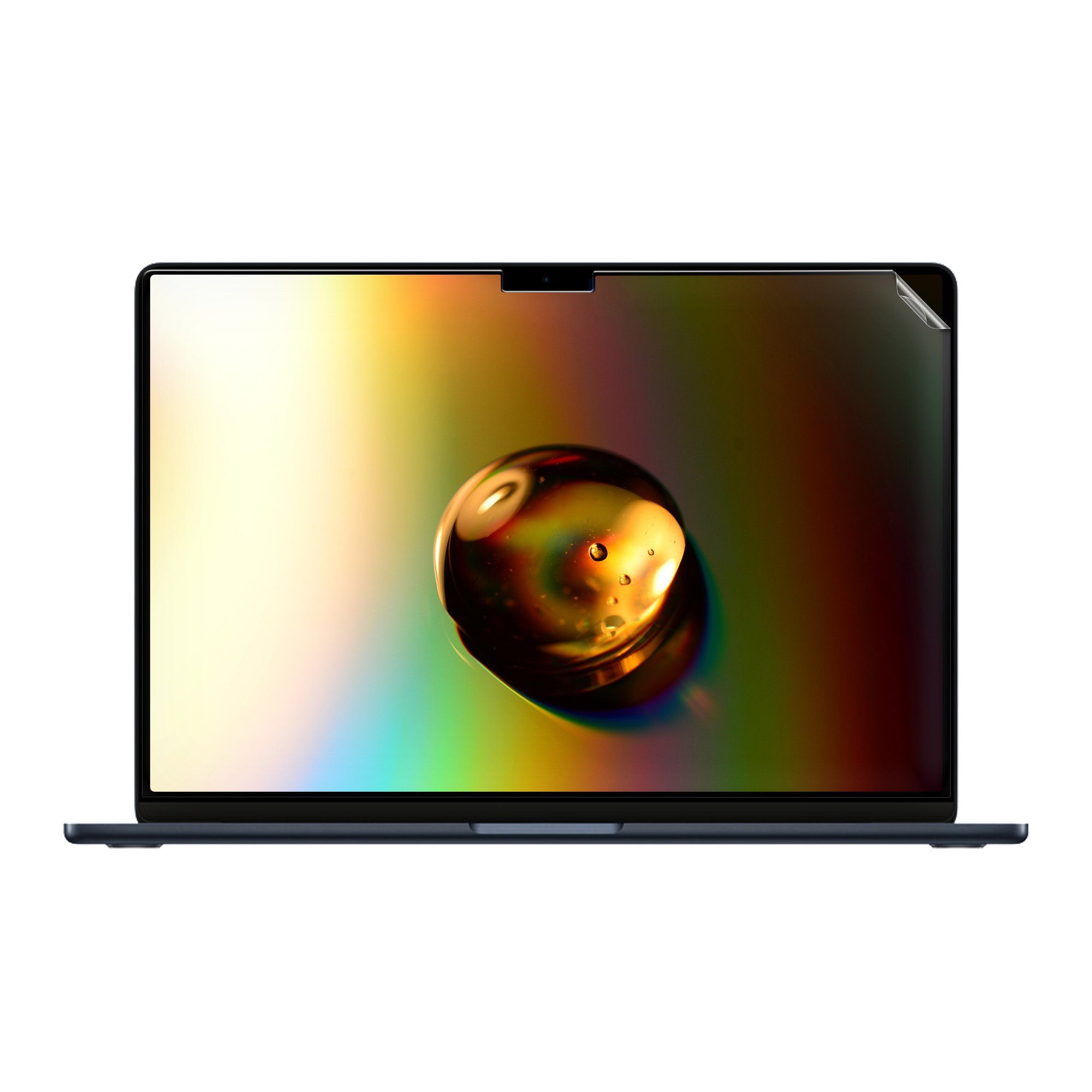 kwmobile Schutzfolie Folie matt für Apple Macbook Air 15 2023 M2 (A2941),  Laptop Schutzfolie Displayschutz Anti-Fingerabdruck entspiegelt