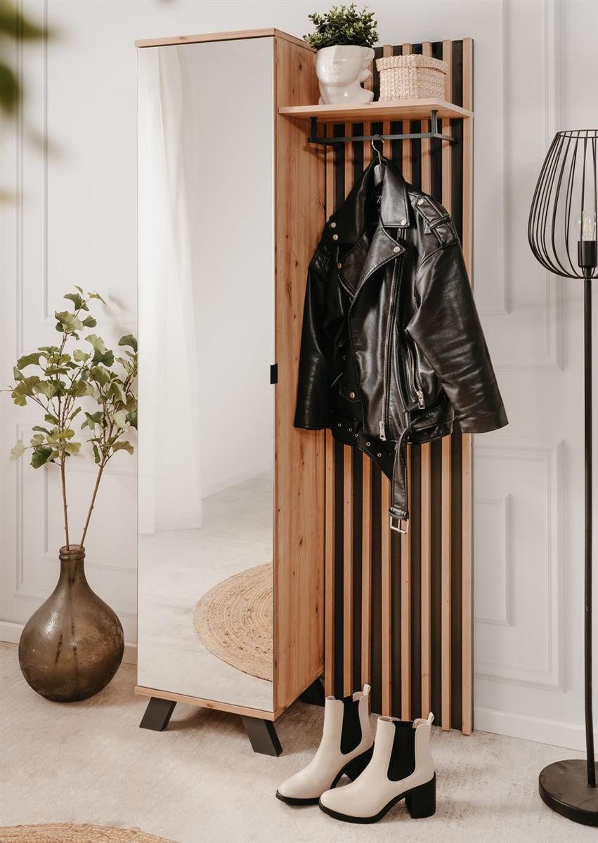 möbelvita Kompaktgarderobe Kompaktgarderobe Jakarta 42A in Dekor Artisan Oa günstig online kaufen