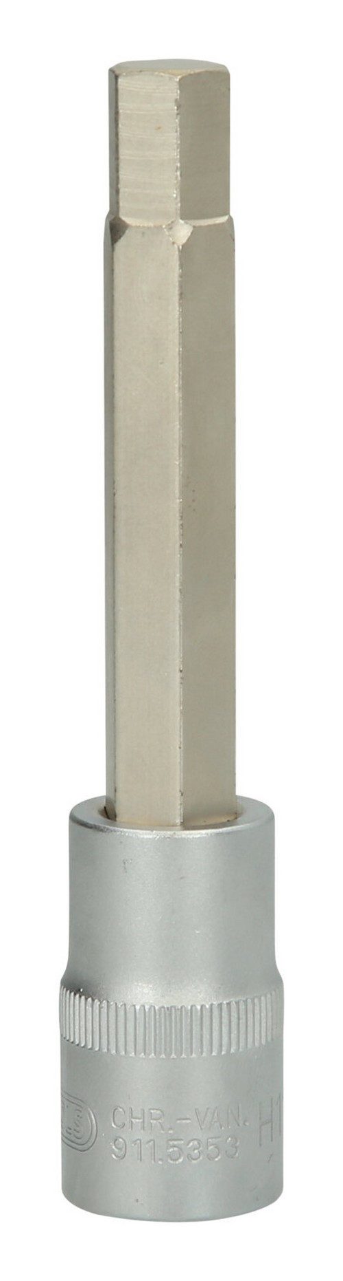 KS Tools Sechskant-Bit, 1/2" Stecknuss Innensechskant, lang, 11 mm