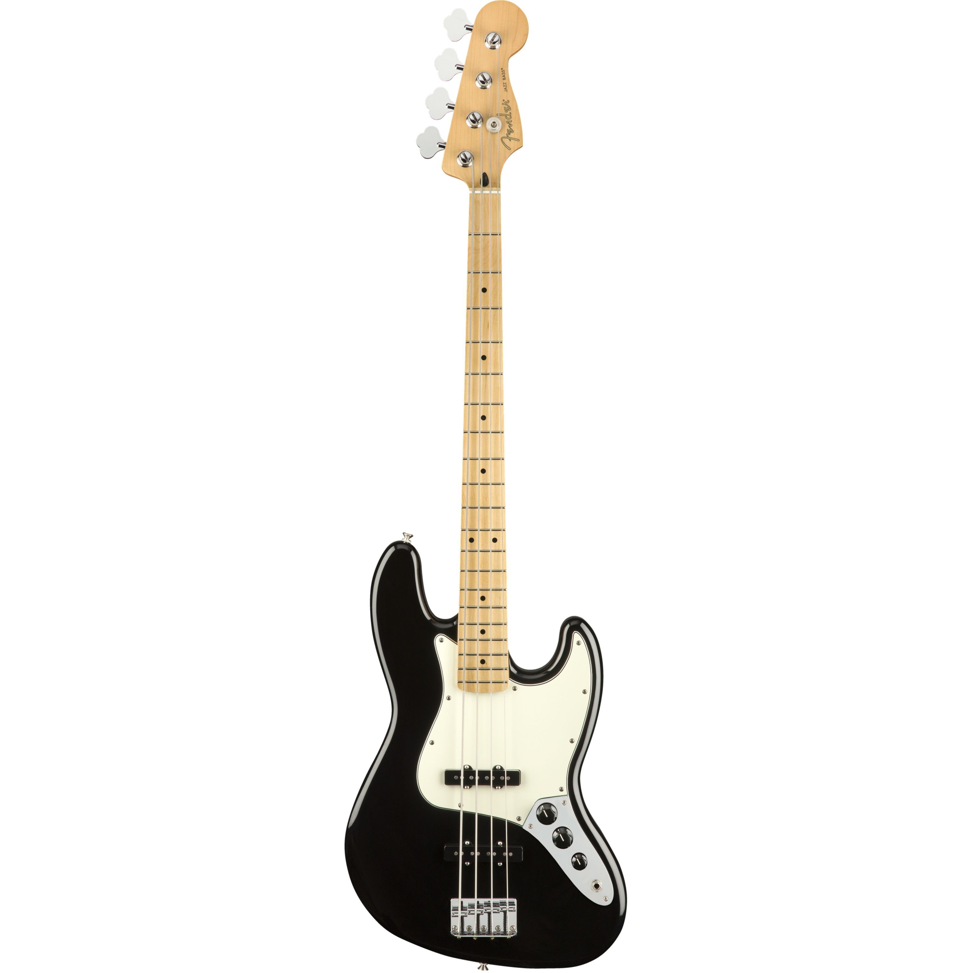 Fender E-Bass, E-Bässe, 4-Saiter E-Bässe, Player Jazz Bass MN Black - E-Bass