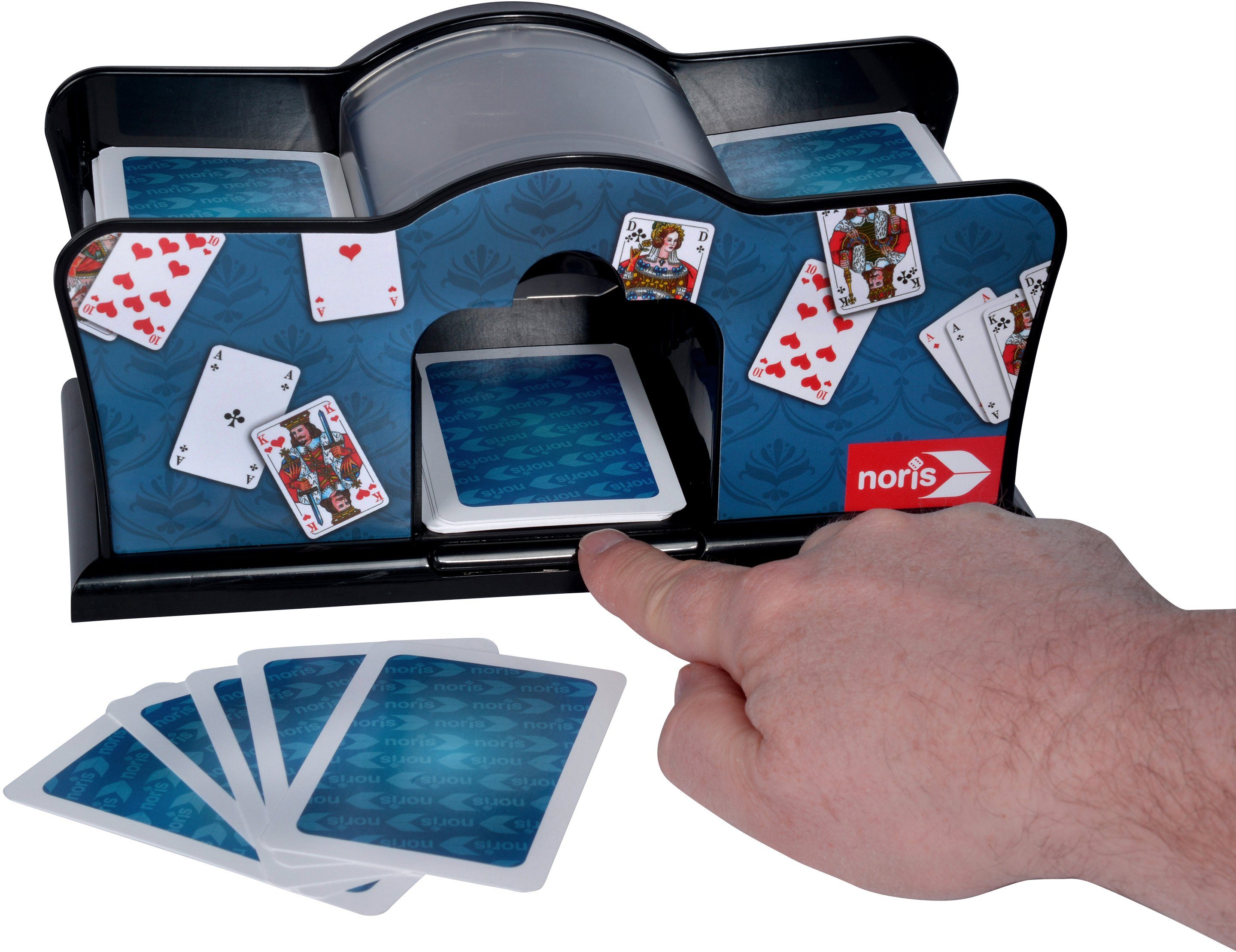 Noris Spiel Deluxe Karten-Mischmaschine