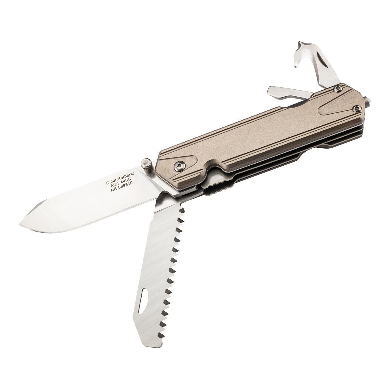 Taschenmesser Herbertz Taschenmesser mit 7 Funktionen