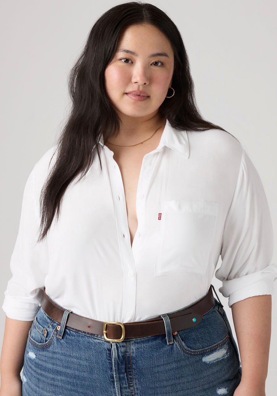 Levi's® Plus Hemdbluse PLUS DARLENE SHIRT aus fließender Viskose günstig online kaufen