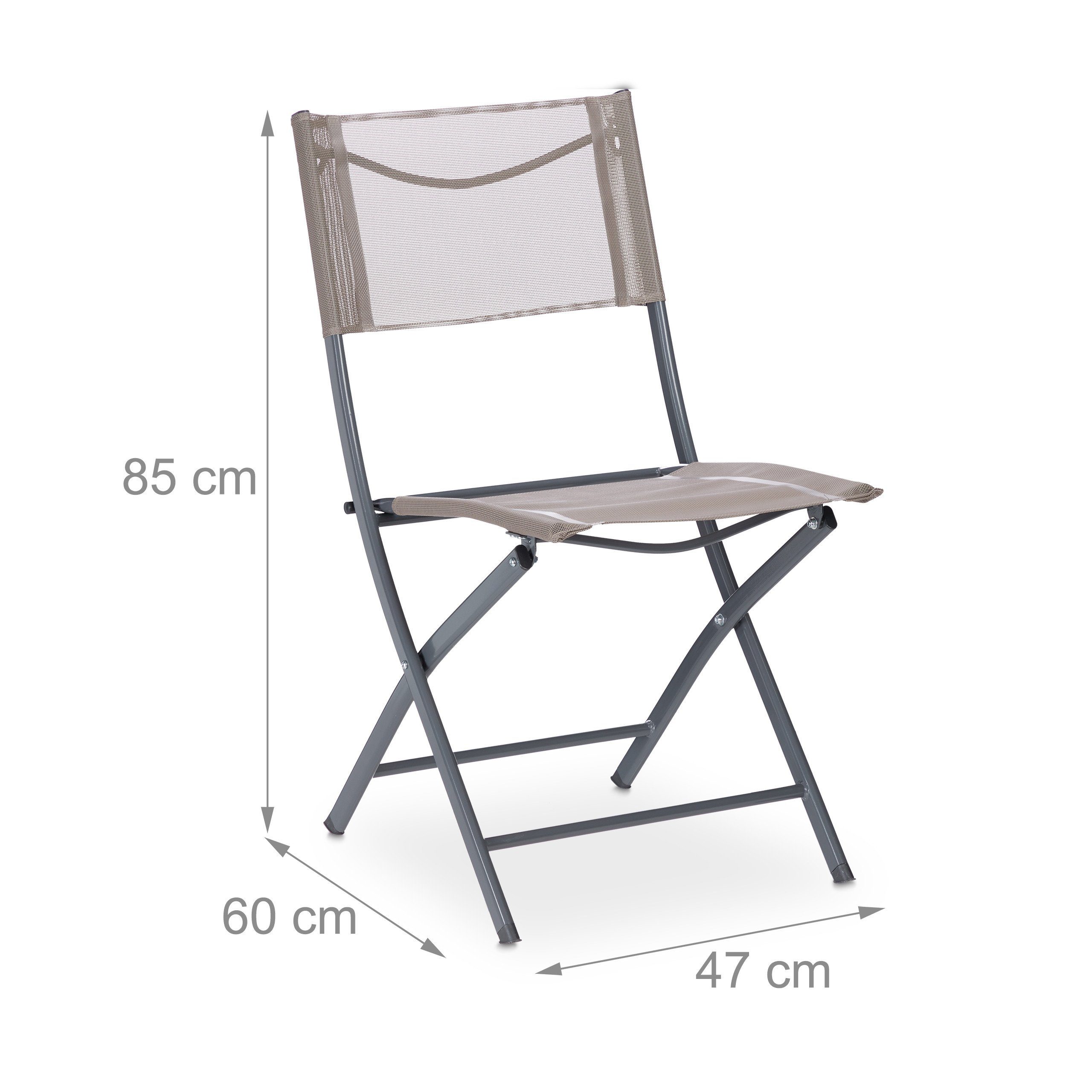 relaxdays Klappstuhl »Gartenstuhl klappbar 2er Set« online kaufen | OTTO