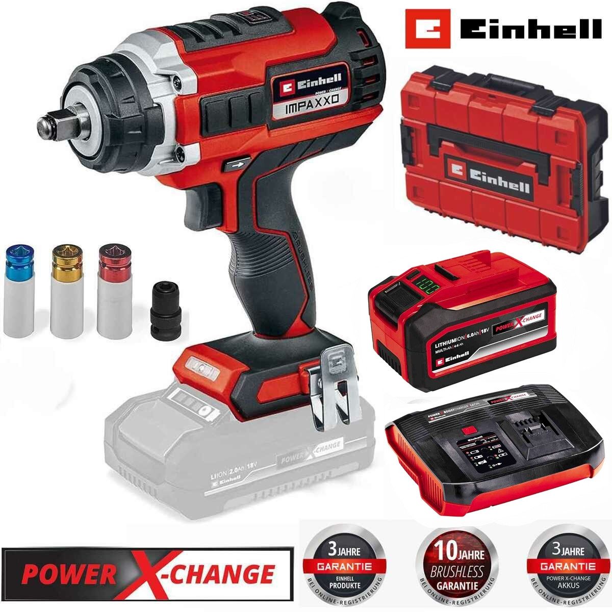 Akku-Schlagschrauber Schlagschrauber IMPAXXO 18/400 Akku 6.0 Ah Boostcharger 18V SF-Koffer